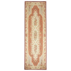 Alfombra Corredera Aubusson, Alfombra Artesanal Alfombra China Tapiz Floral
