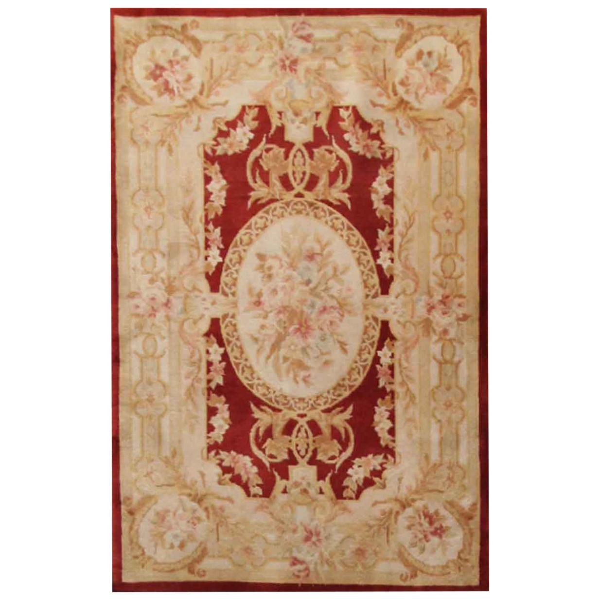 Tapis d'Aubusson Savonnerie, Art Déco