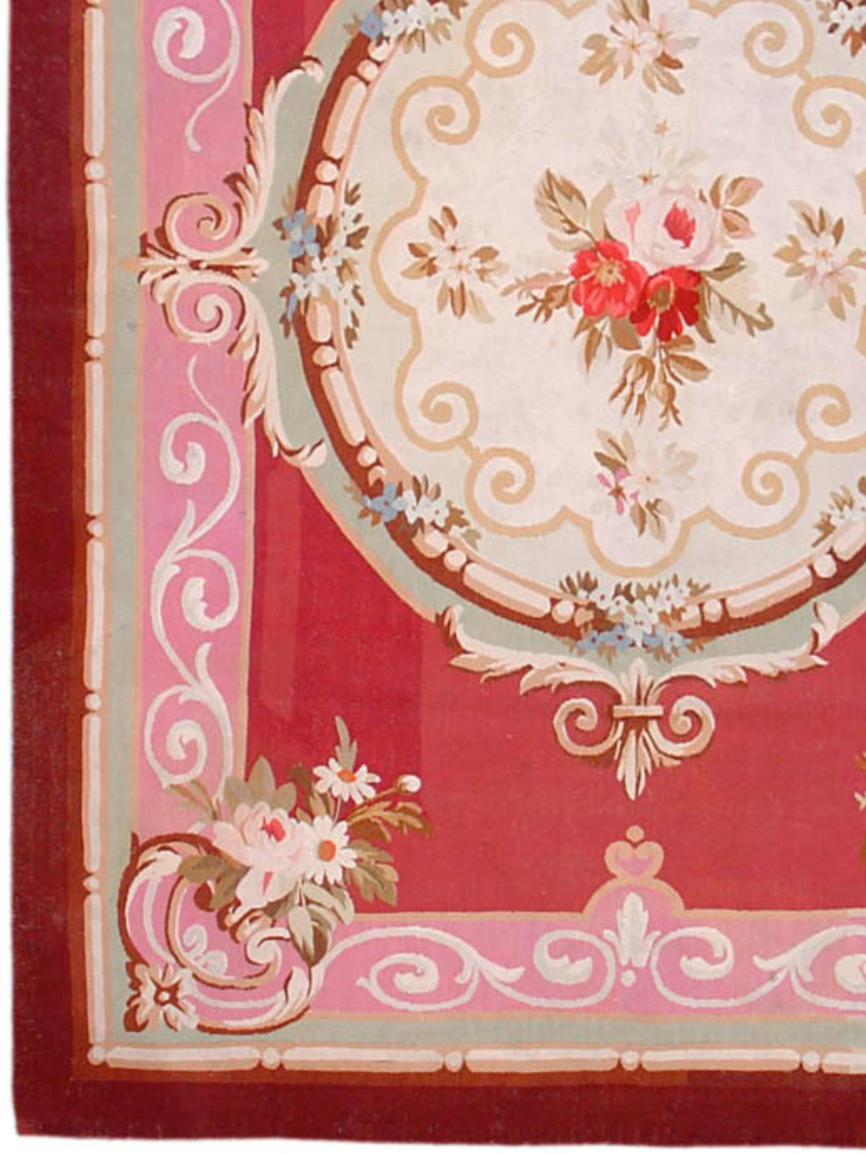 Tapis d'Aubusson, 19e siècle Excellent état - En vente à San Francisco, CA