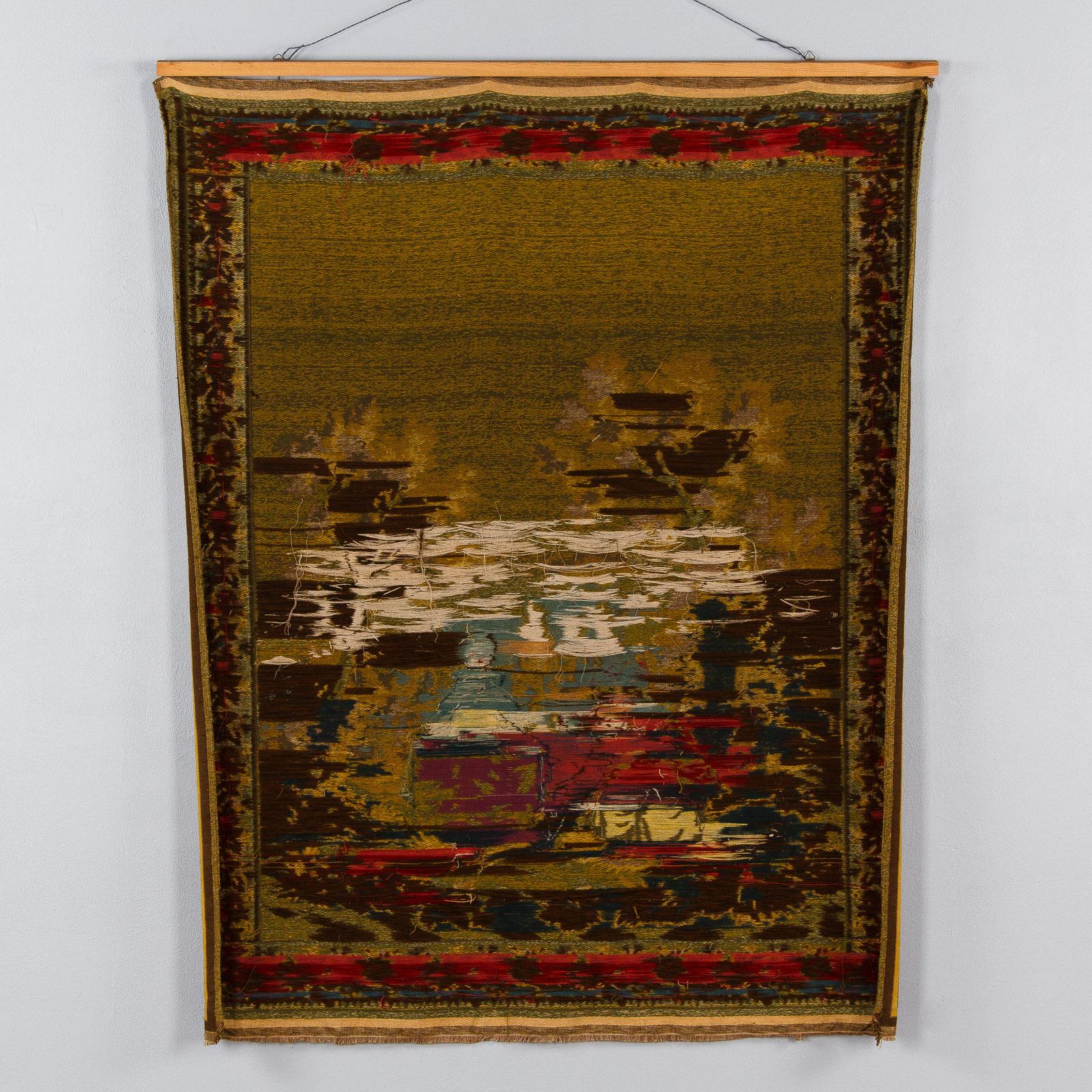 Aubusson Style French Tapestry, Mid 20th Century For Sale 13