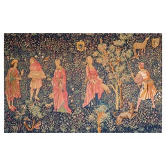 Aubusson Style Hand-Printed Tapestry Inspired by Thomas Bohier