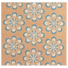 Handgefertigter kühner moderner Teppich im Aubusson-Stil von Doris Leslie Blau