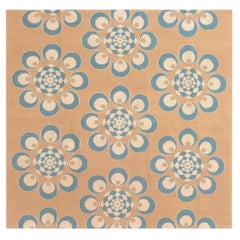 Tapis moderne et audacieux fait à la main de style Aubusson par Doris Leslie Blau