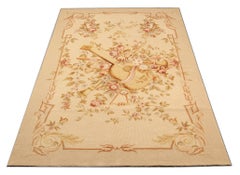 Aubusson Style Rug Floral Carpet Interior Home Decor