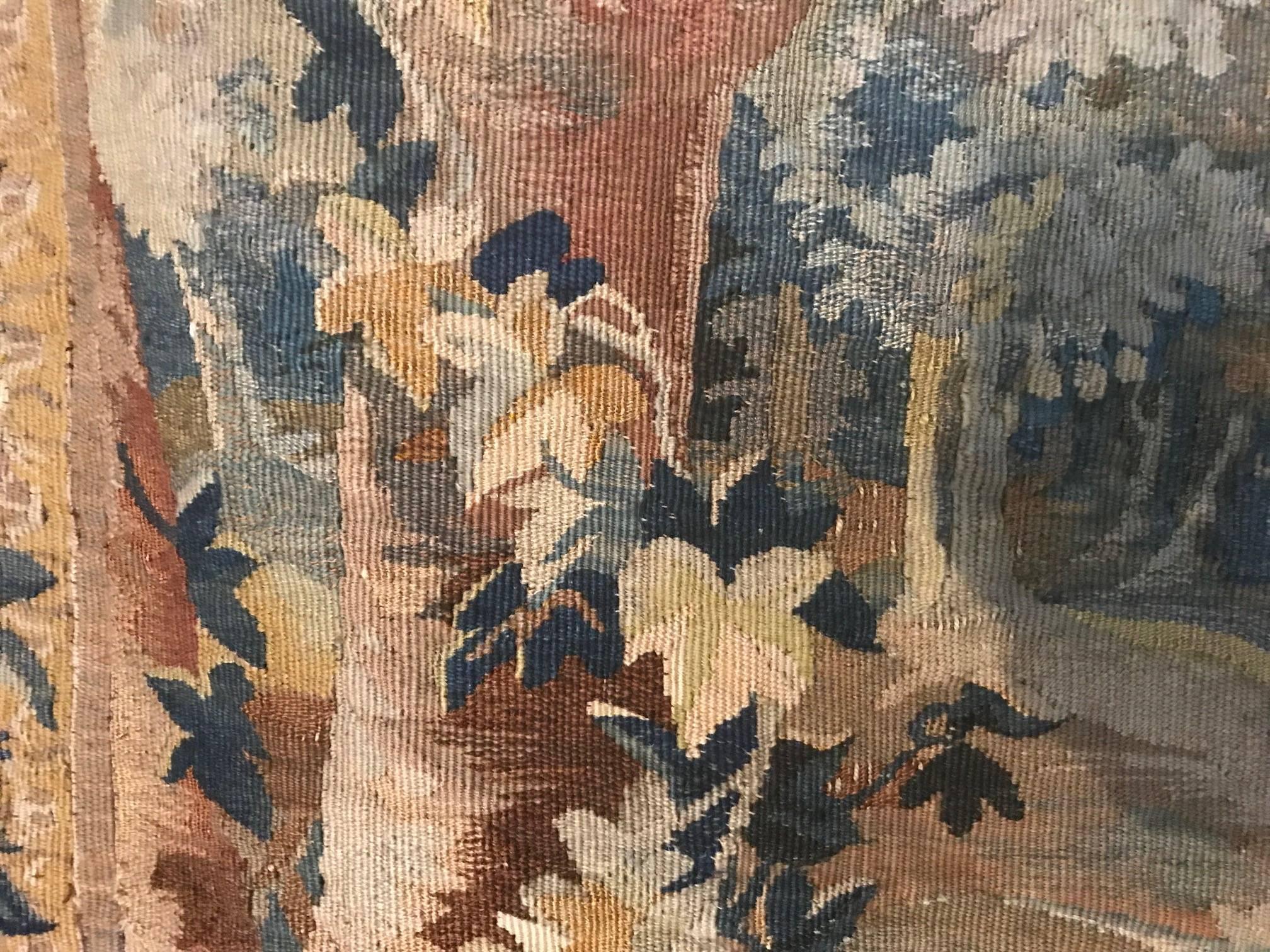 19th Century Aubusson Style Tapestry, Hunting Scene