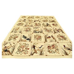 Retro Aubusson-Style Tapestry or Rug