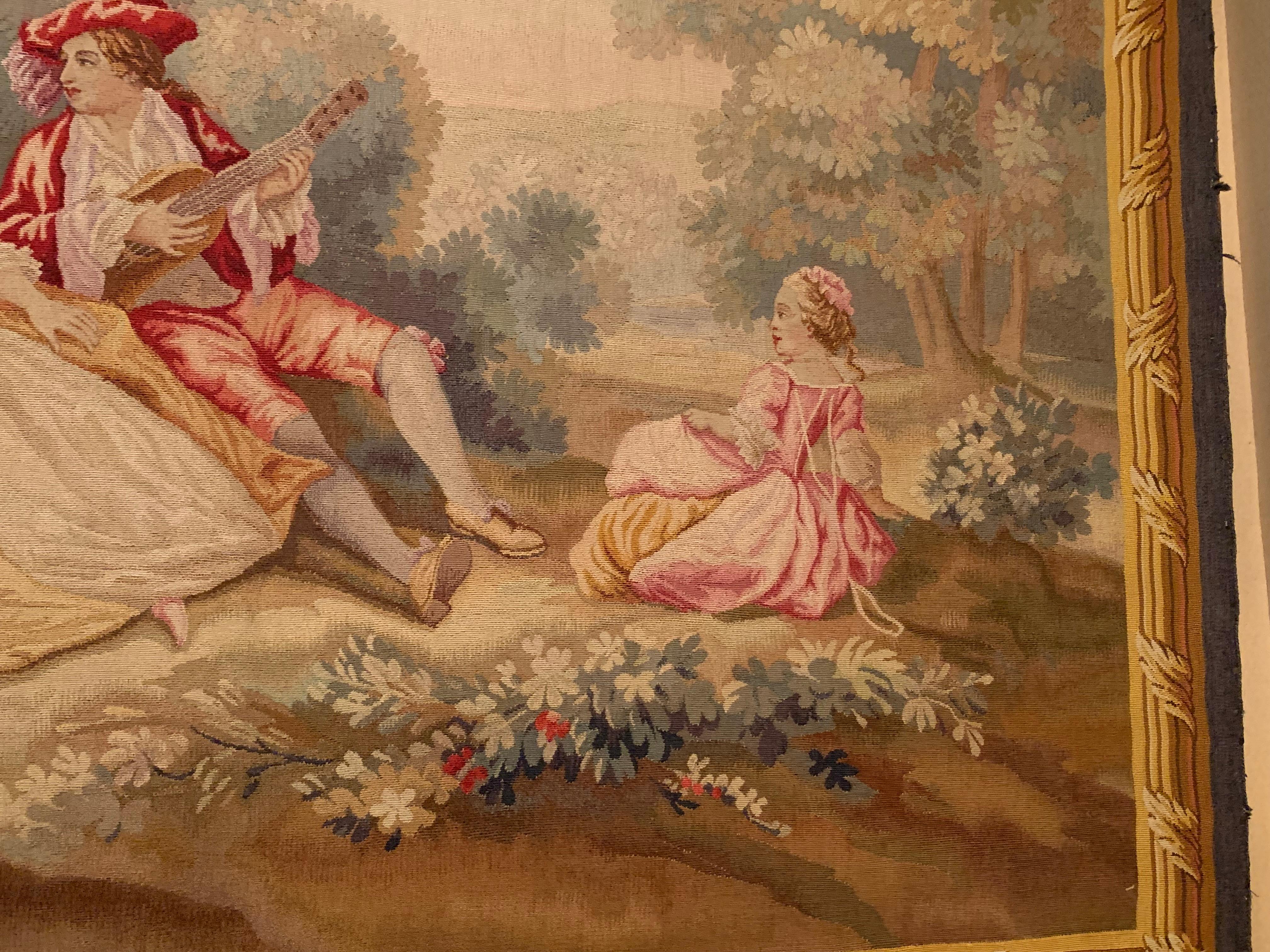 Aubusson-Wandteppich (Louis XVI.) im Angebot