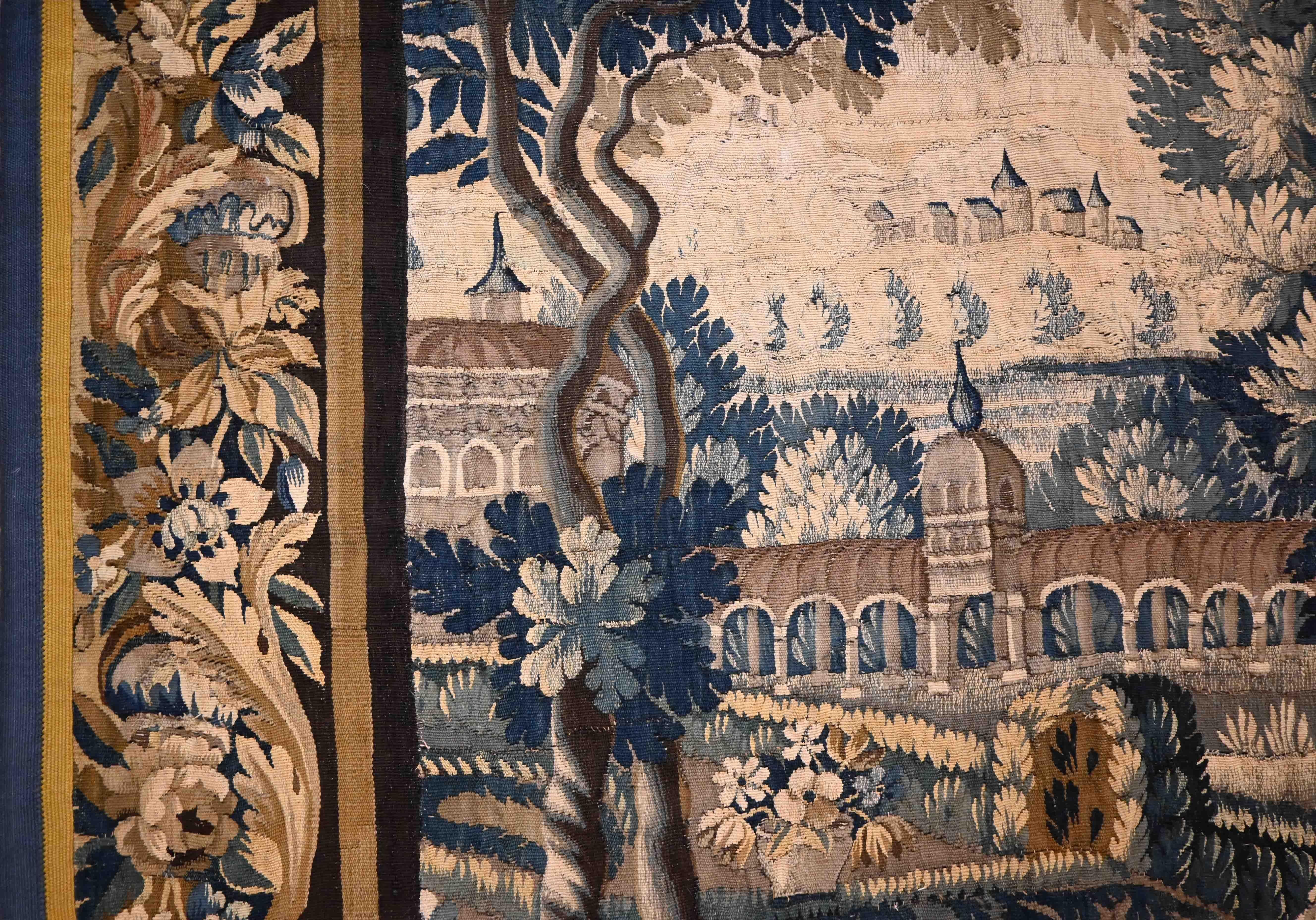 Aubusson Tapestry 18th Century - N° 1321 In Excellent Condition For Sale In Paris, FR