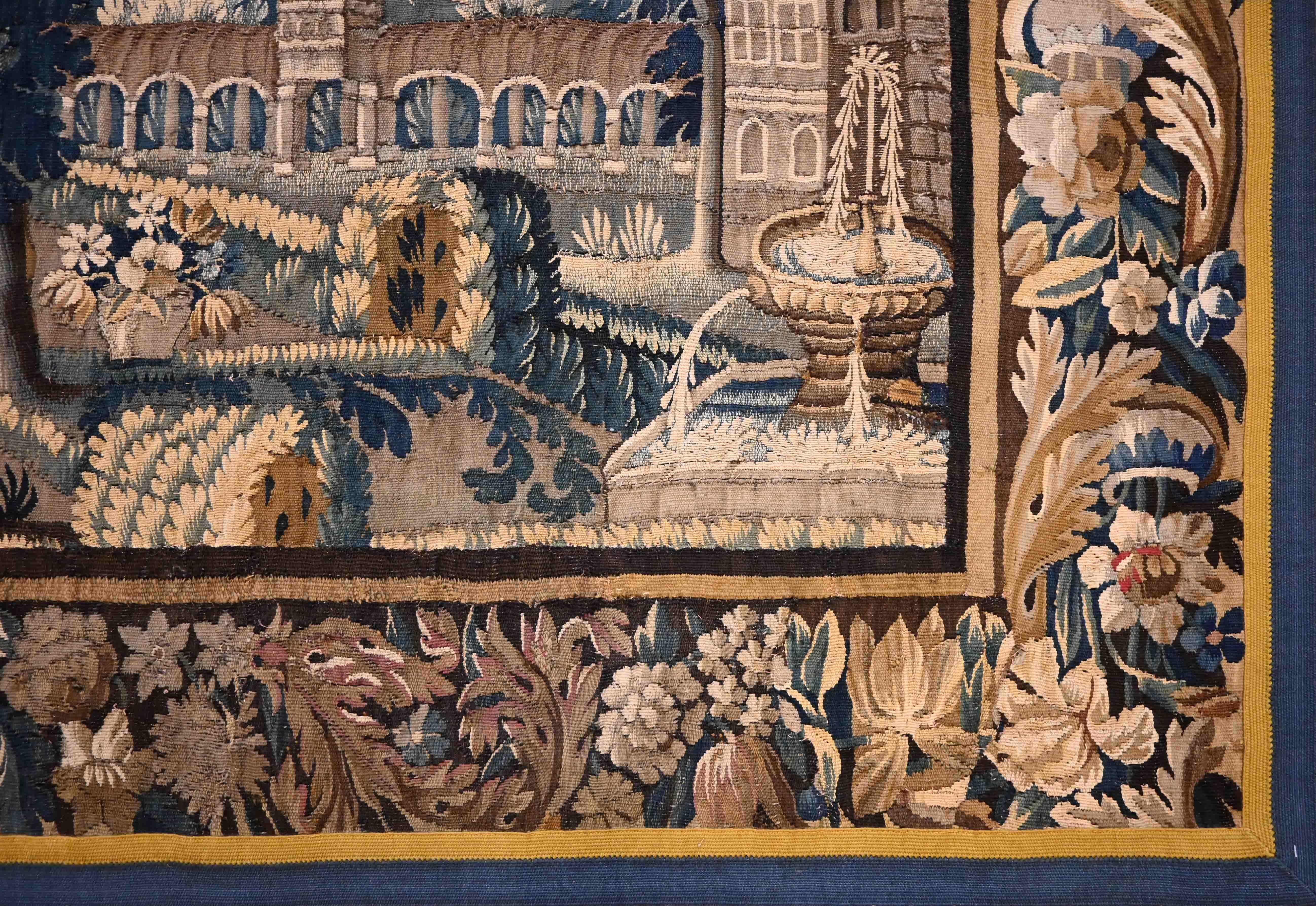 Wool Aubusson Tapestry 18th Century - N° 1321 For Sale
