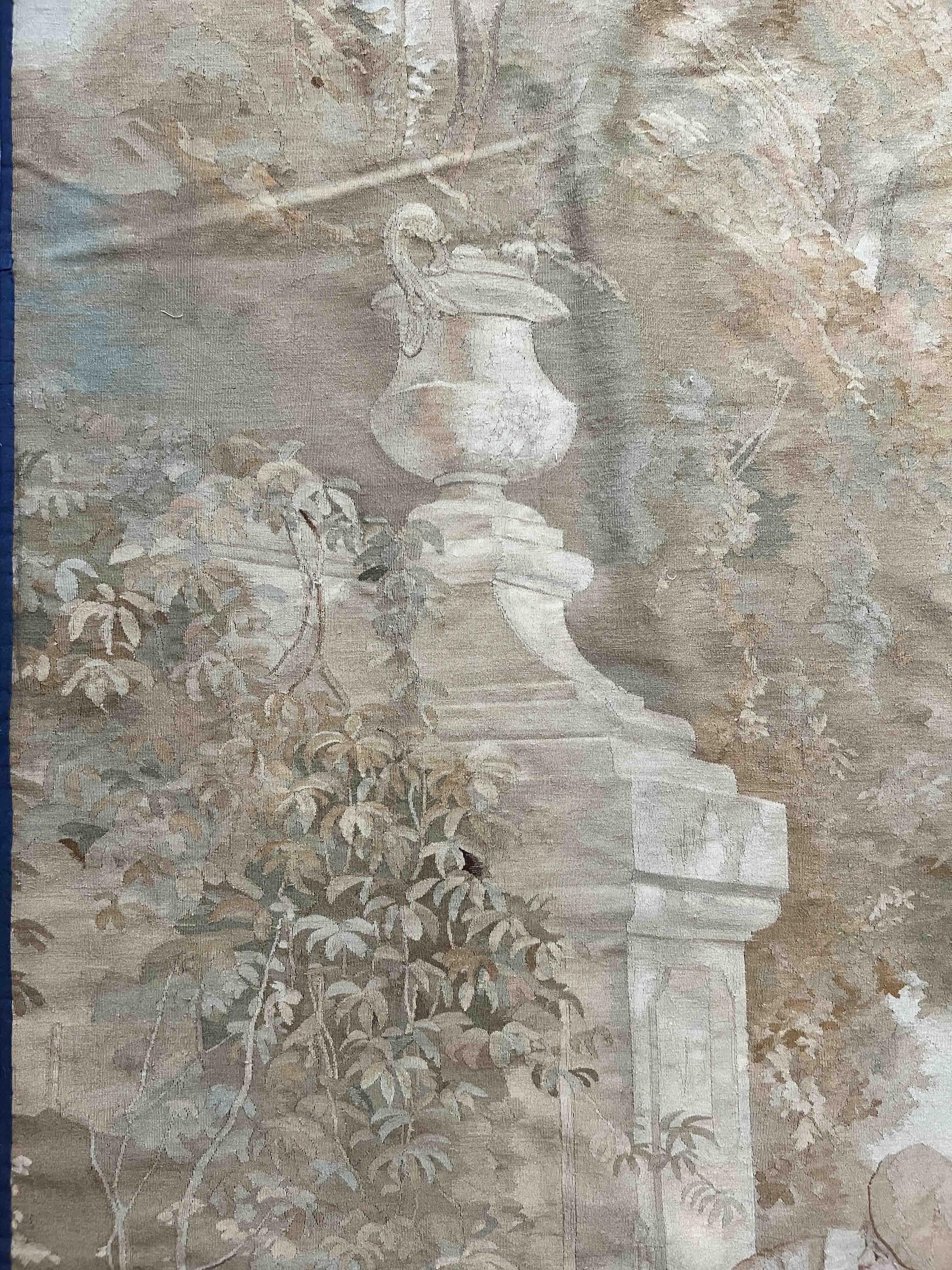 Aubusson Wandteppich 19. Jahrhundert. Jahrhundert - 2m80Hx1m80L - N° 943 (Mittleres 19. Jahrhundert) im Angebot