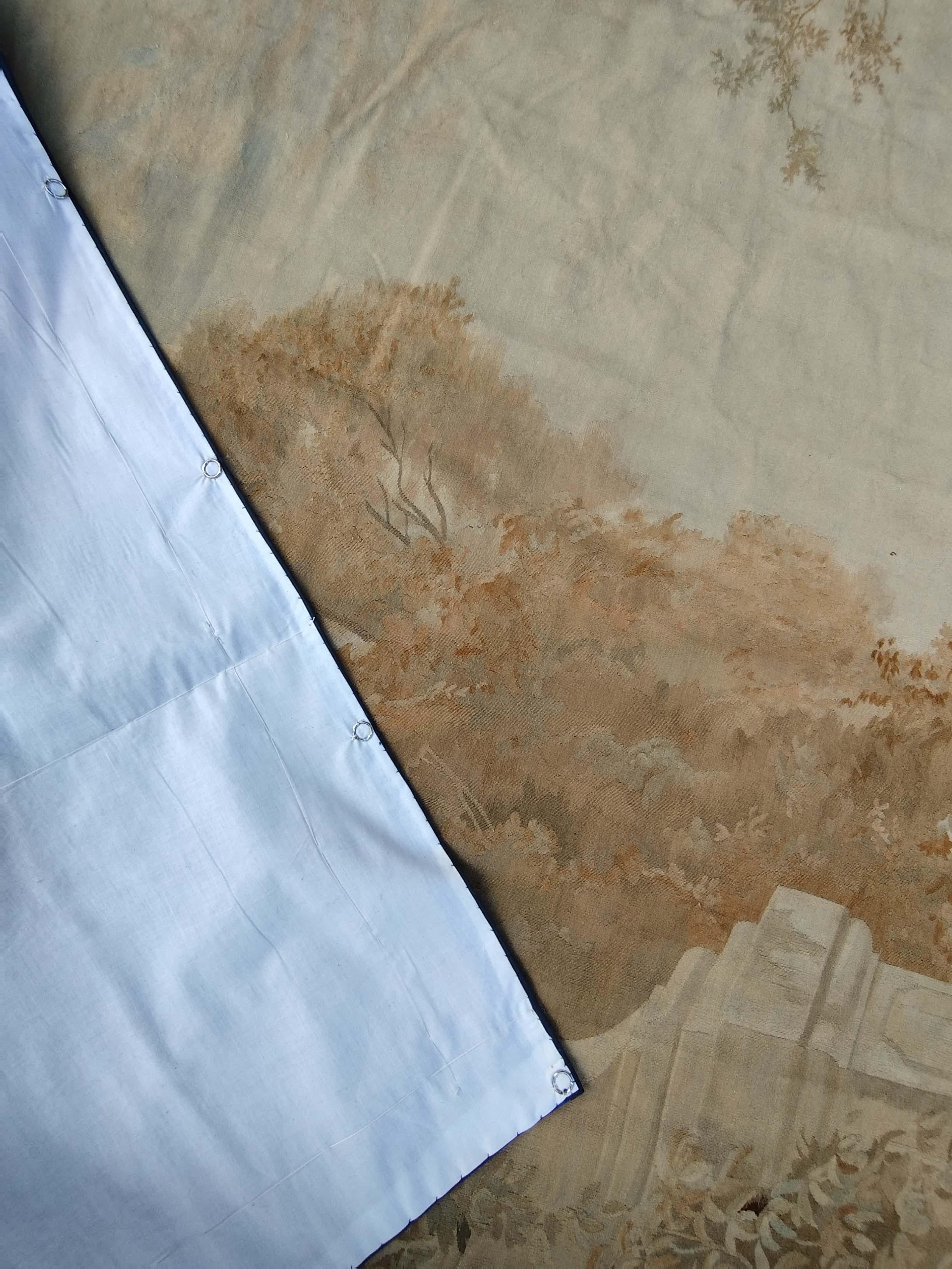 Milieu du XIXe siècle Tapisserie d'Aubusson 19ème siècle. siècle - 2m80Hx1m80L - N° 943 en vente