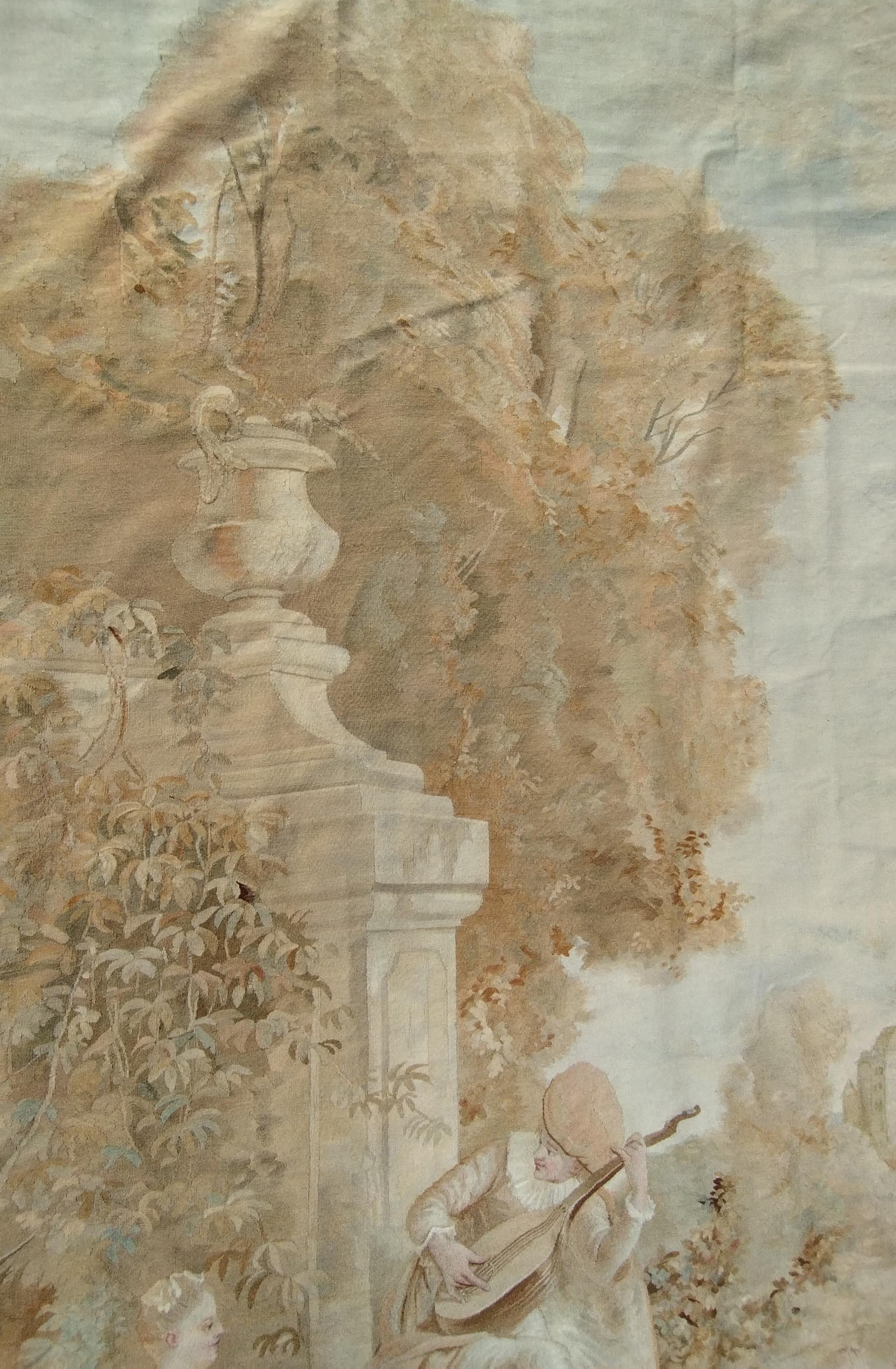 Tapisserie d'Aubusson 19ème siècle. siècle - 2m80Hx1m80L - N° 943 en vente 1