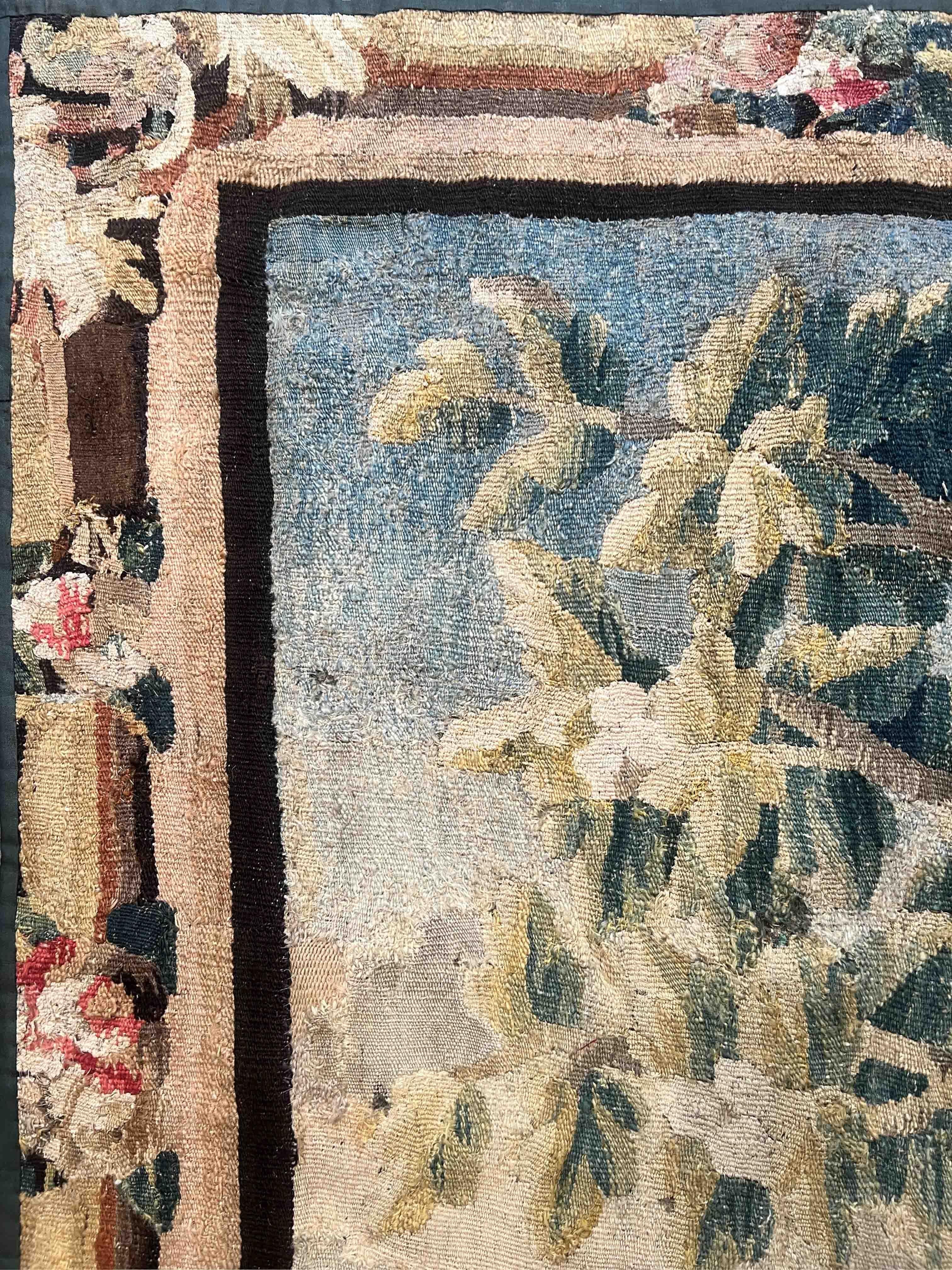 Aubusson Wandteppich Bckerei Szene - 18. Jahrhundert - n 1153 (Französisch) im Angebot