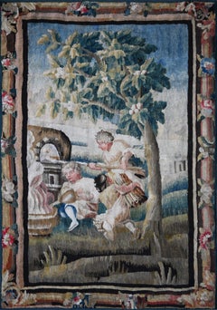 Tapestry Depicting A Bakery Scene – Aubusson Manufactory, 18th Century - N 1153