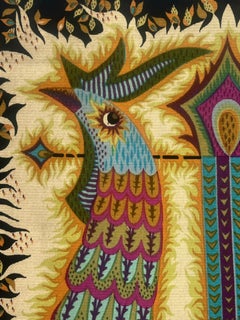 Tapisserie d'Aubusson par Michèle Ray de 1960 (Lurcat Man Ray)
