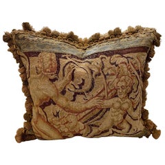 Aubusson-Wandteppich-Kissen