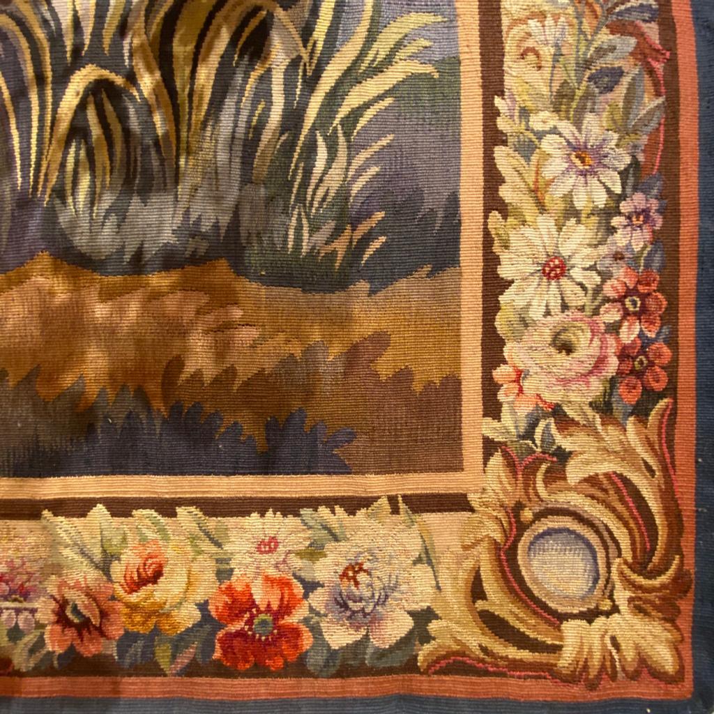 Aubusson-Wandteppich mit pastoraler Szene, französisch, um 1900 im Angebot 2