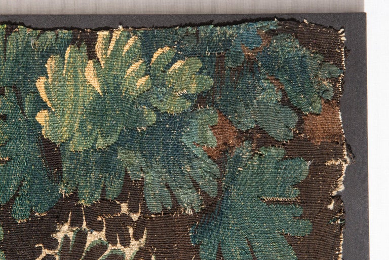 Aubusson Flemish Verdure Landscape Tapestry Fragment For Sale