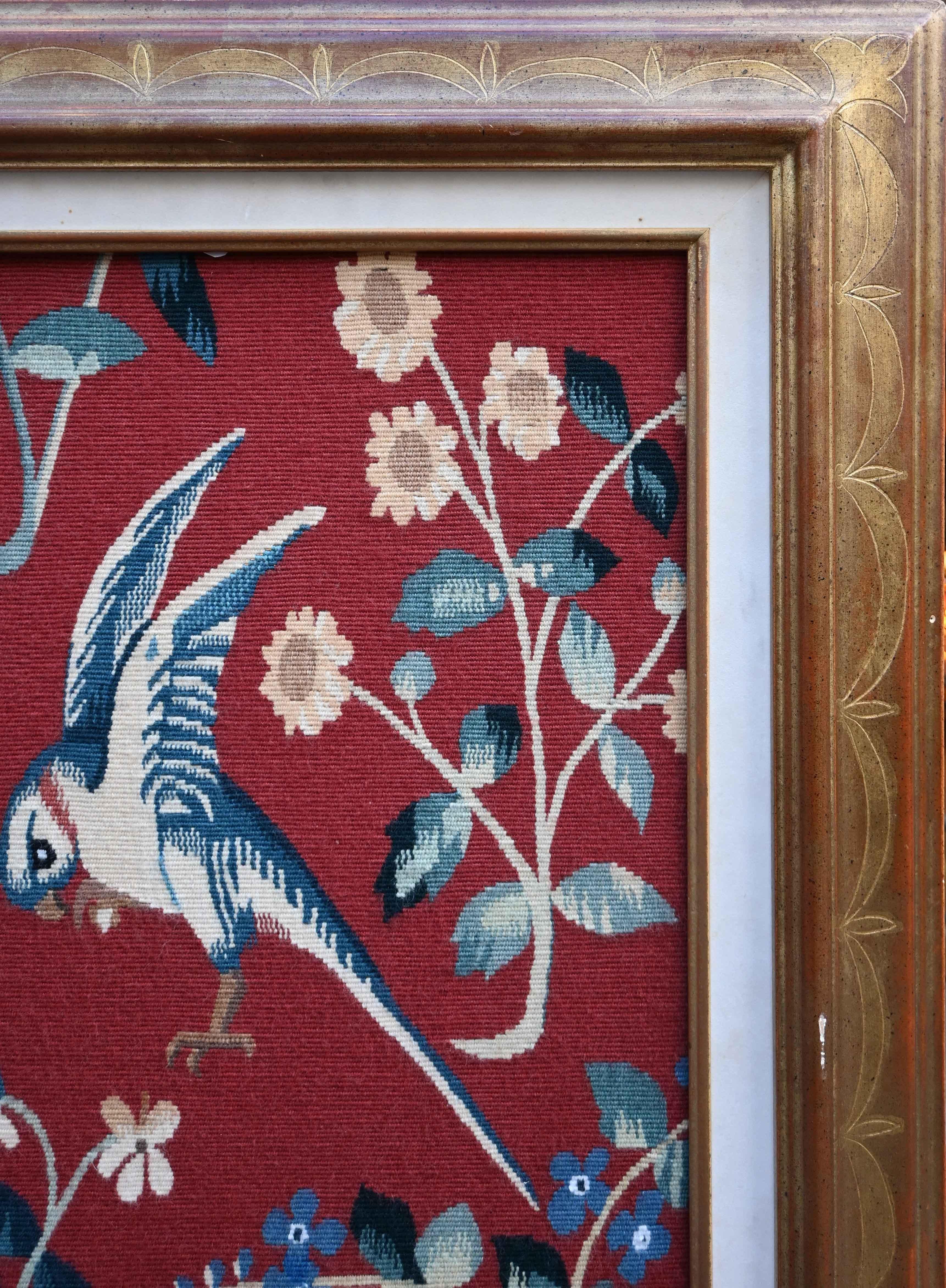 Aubusson-Wandteppich Gerahmt von der C.D.A.-Werkstatt. Aujoux - Nr. 1554 (Französisch) im Angebot