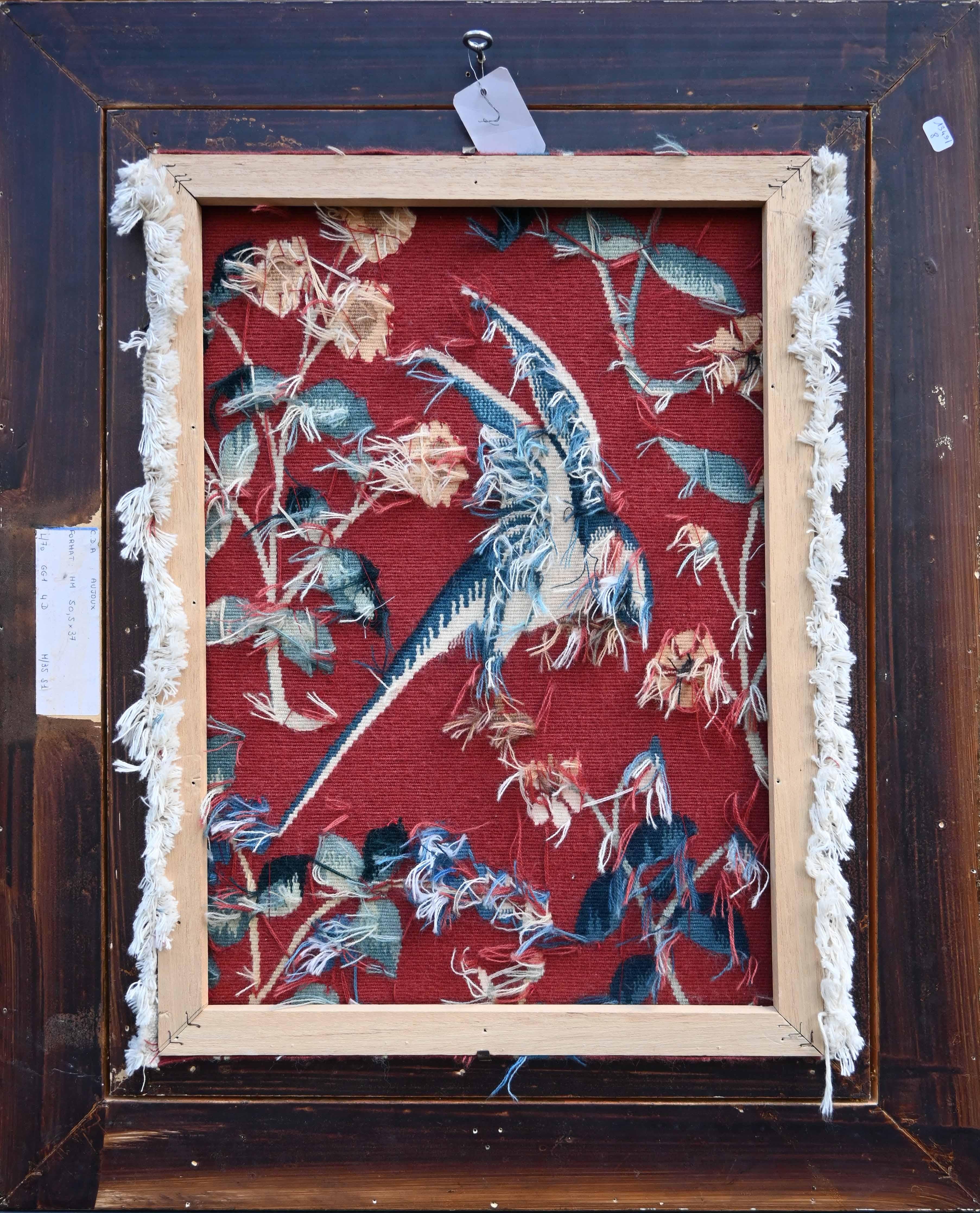 Aubusson-Wandteppich Gerahmt von der C.D.A.-Werkstatt. Aujoux - Nr. 1554 (Handgewebt) im Angebot