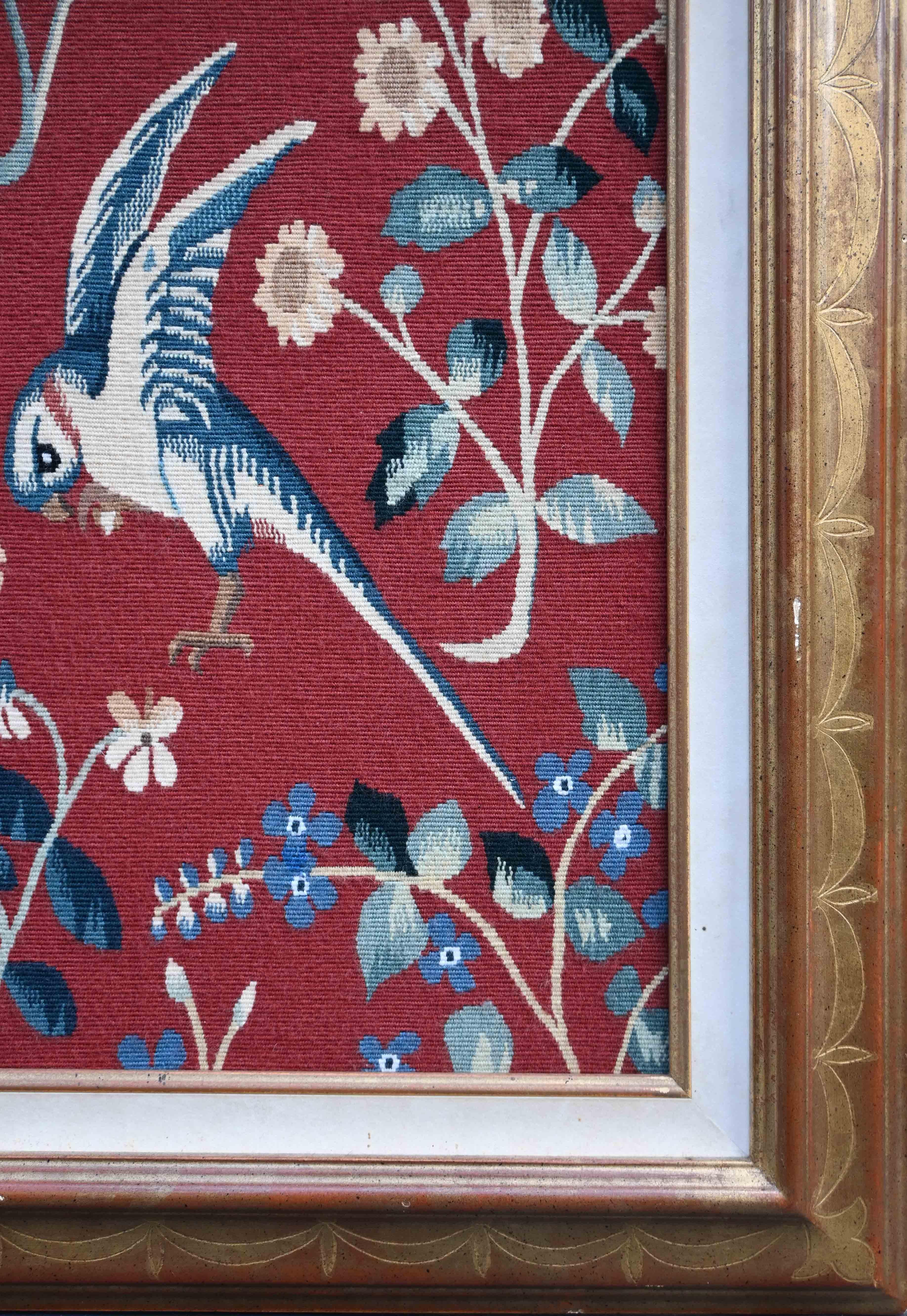 Aubusson-Wandteppich Gerahmt von der C.D.A.-Werkstatt. Aujoux - Nr. 1554 im Zustand „Hervorragend“ im Angebot in Paris, FR