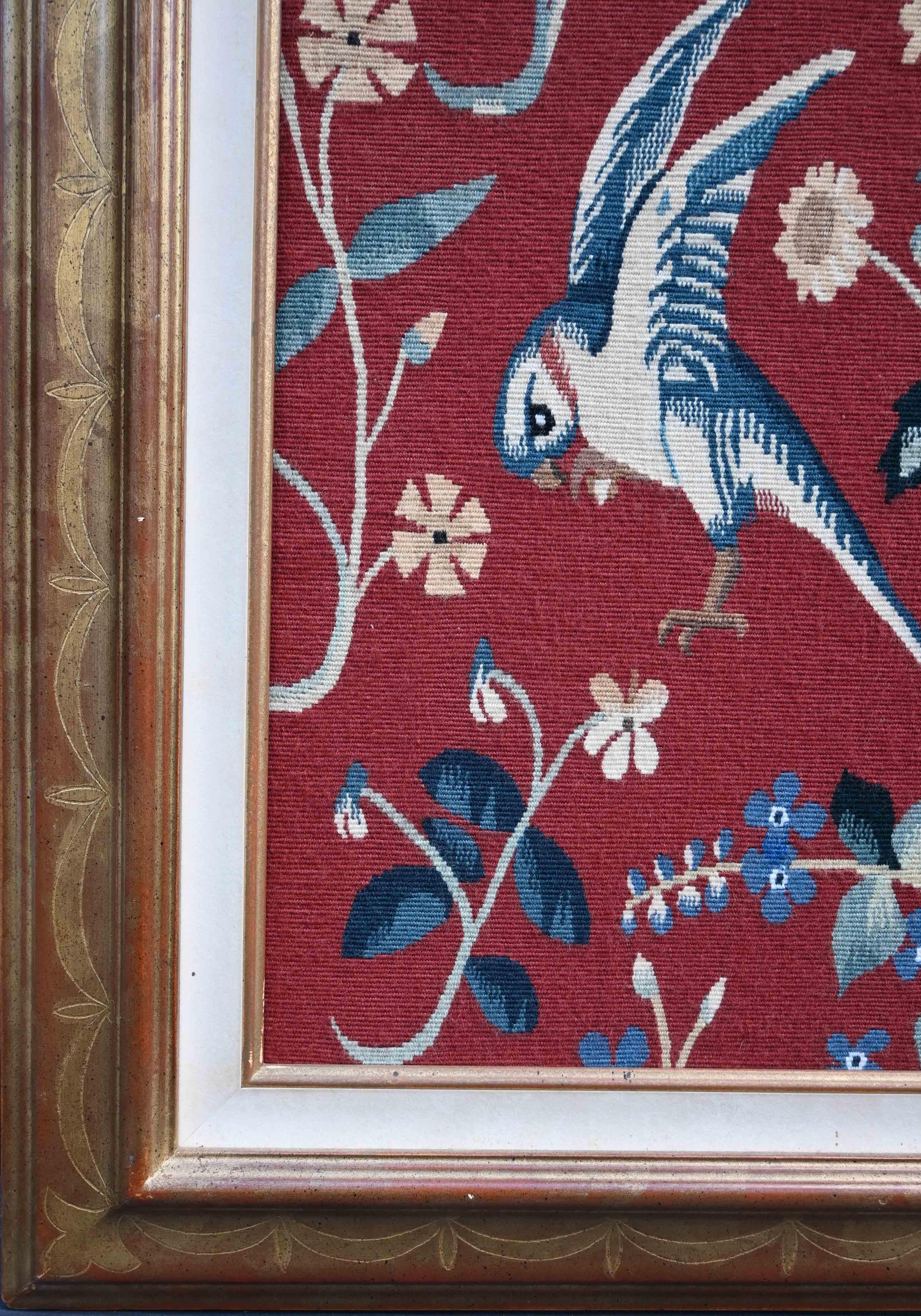 Aubusson-Wandteppich Gerahmt von der C.D.A.-Werkstatt. Aujoux - Nr. 1554 (20. Jahrhundert) im Angebot