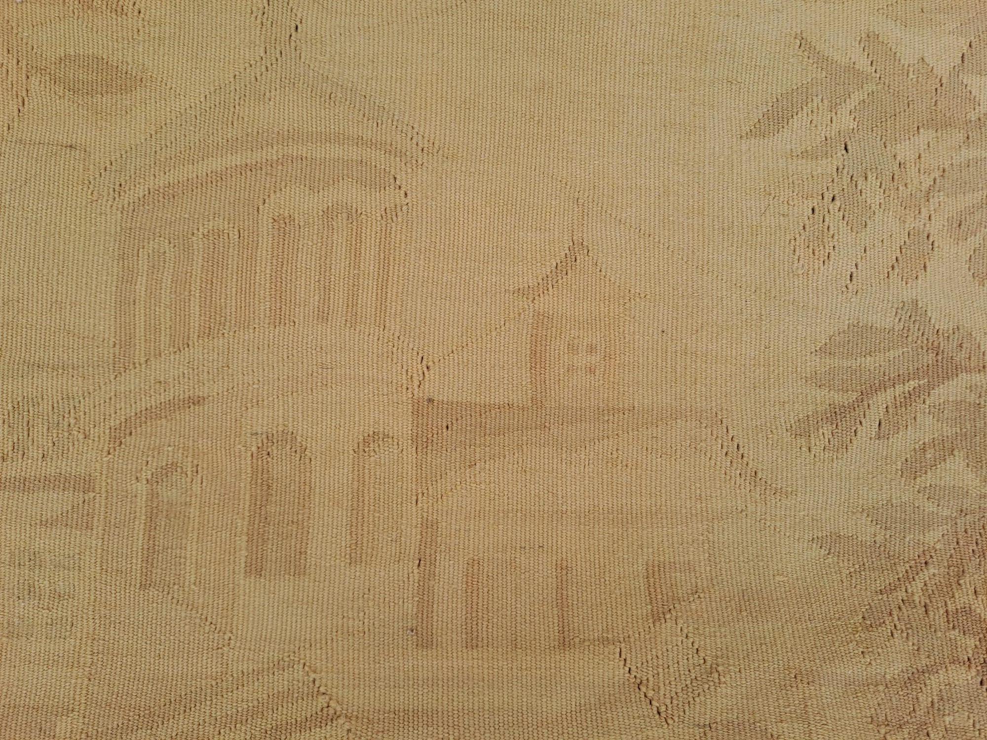 Francese Arazzo Aubusson francese, fatto a mano in lana e cotone Dimensioni 310 x 210 cm. in vendita