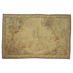 Vintage  Aubusson tapestry French, handmade in wool and cotton Size 310 x 210 cm.