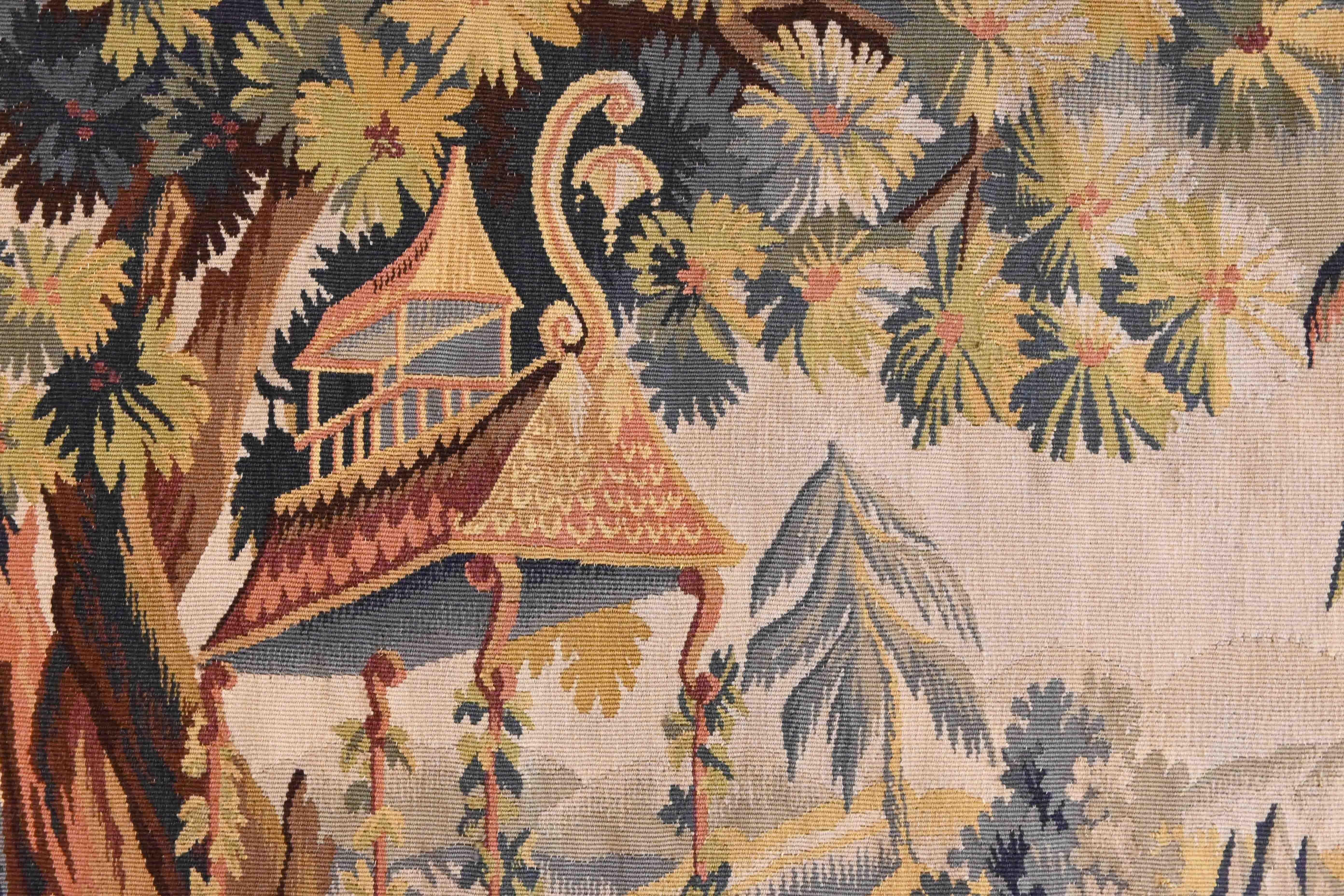 Wool Aubusson Tapestry from 19th Century - N° 1240 For Sale