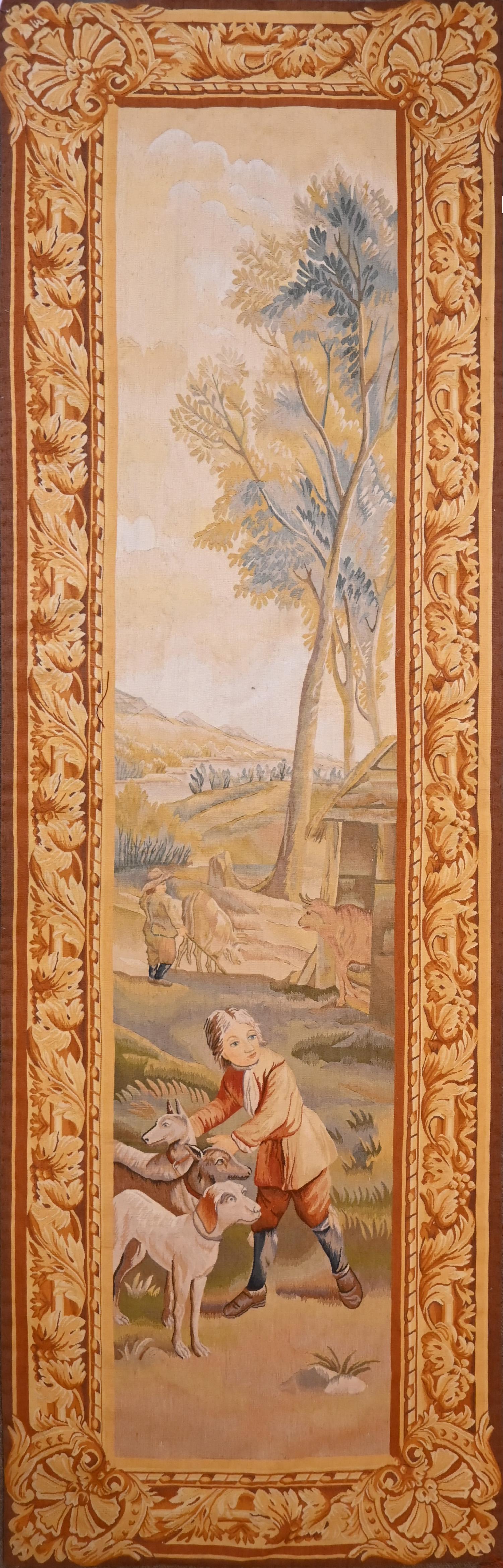 Aubusson-Wandteppich aus dem 19. Jahrhundert - N° 1244 (Wolle) im Angebot