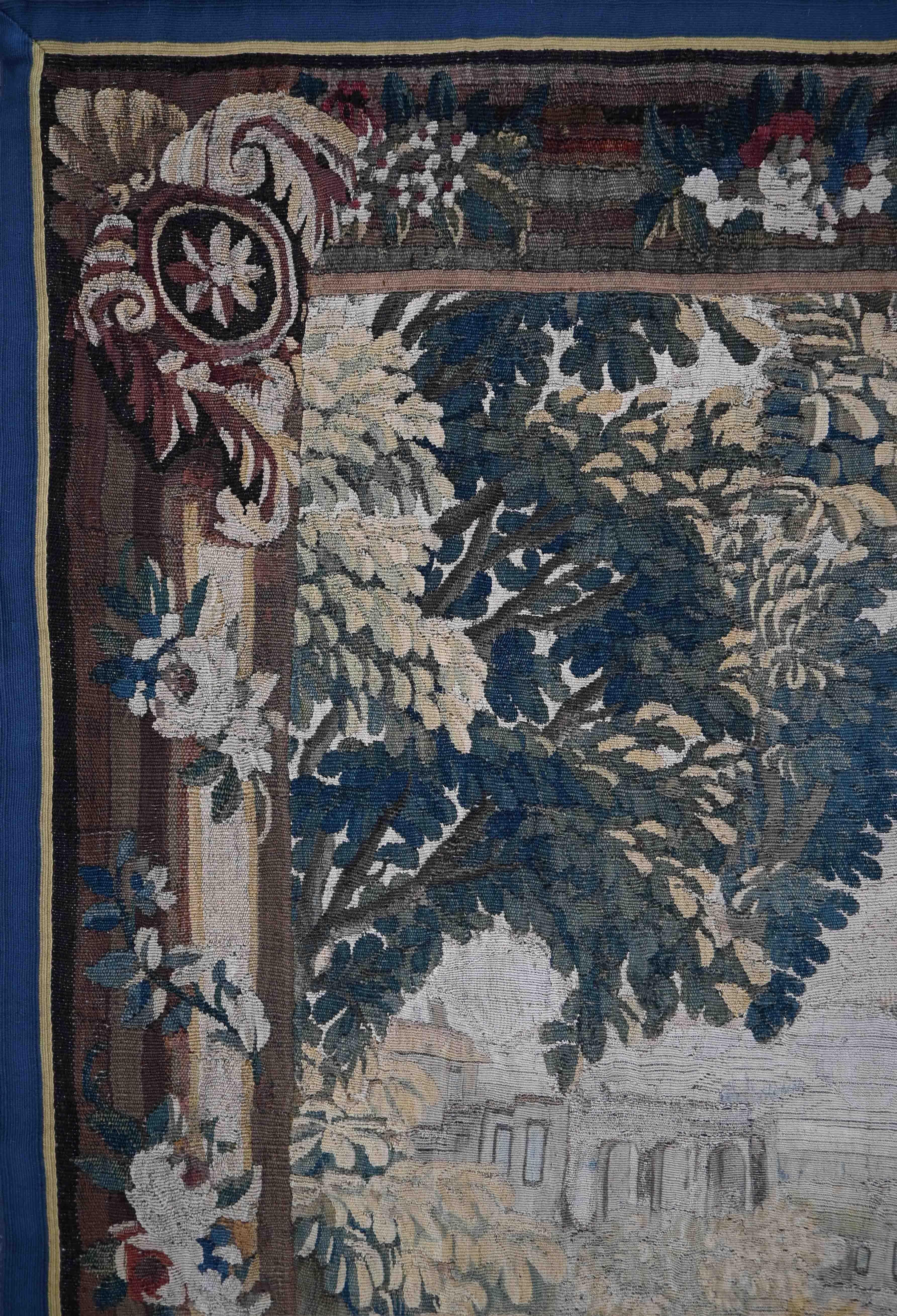 Hand-Woven Aubusson Tapestry of 18th Century Aubusson, N° 1253 For Sale