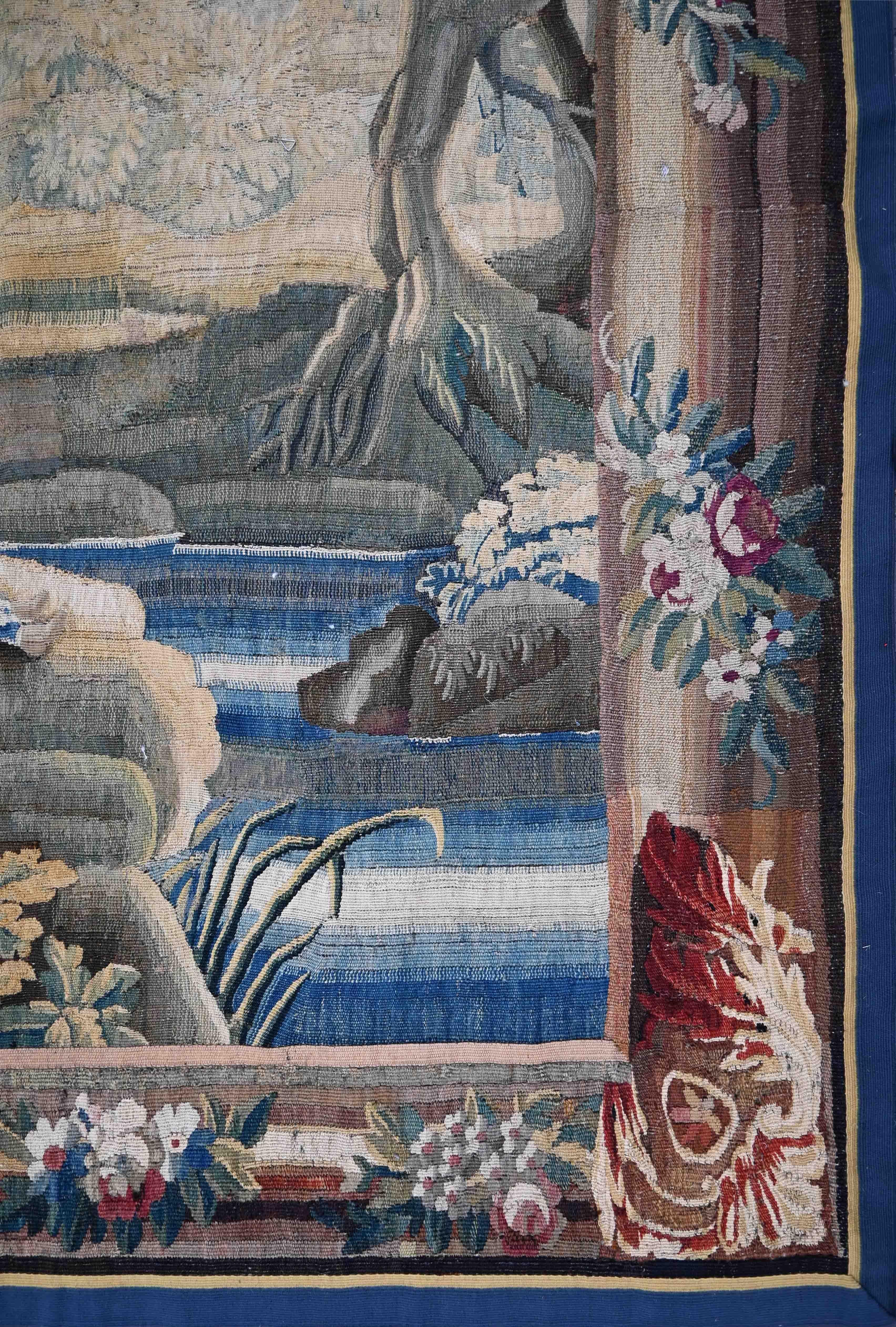 Fin du XVIIIe siècle Tapisserie d'Aubusson du 18ème siècle, N° 1253 en vente