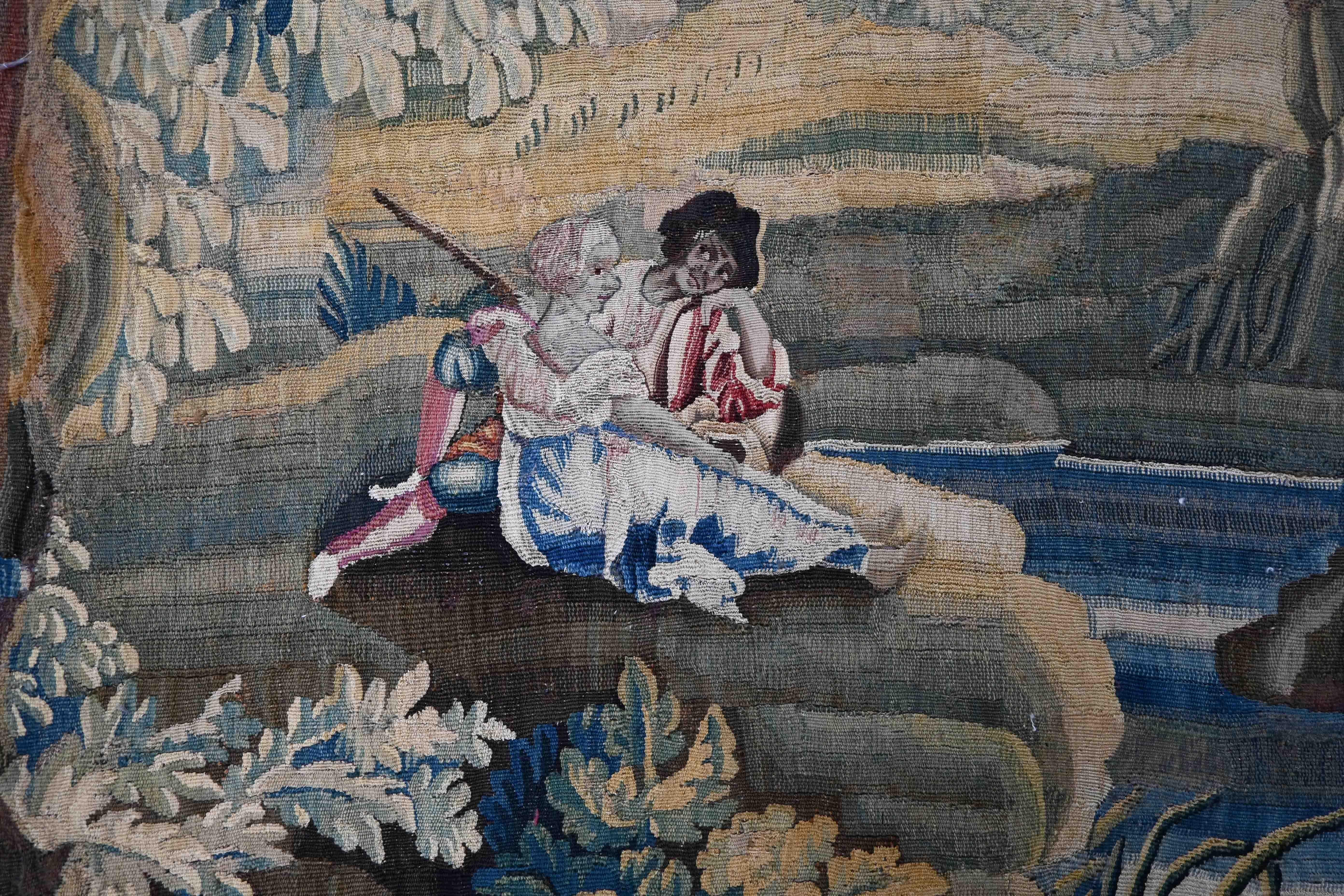 Aubusson Tapestry of 18th Century Aubusson, N° 1253 For Sale 1