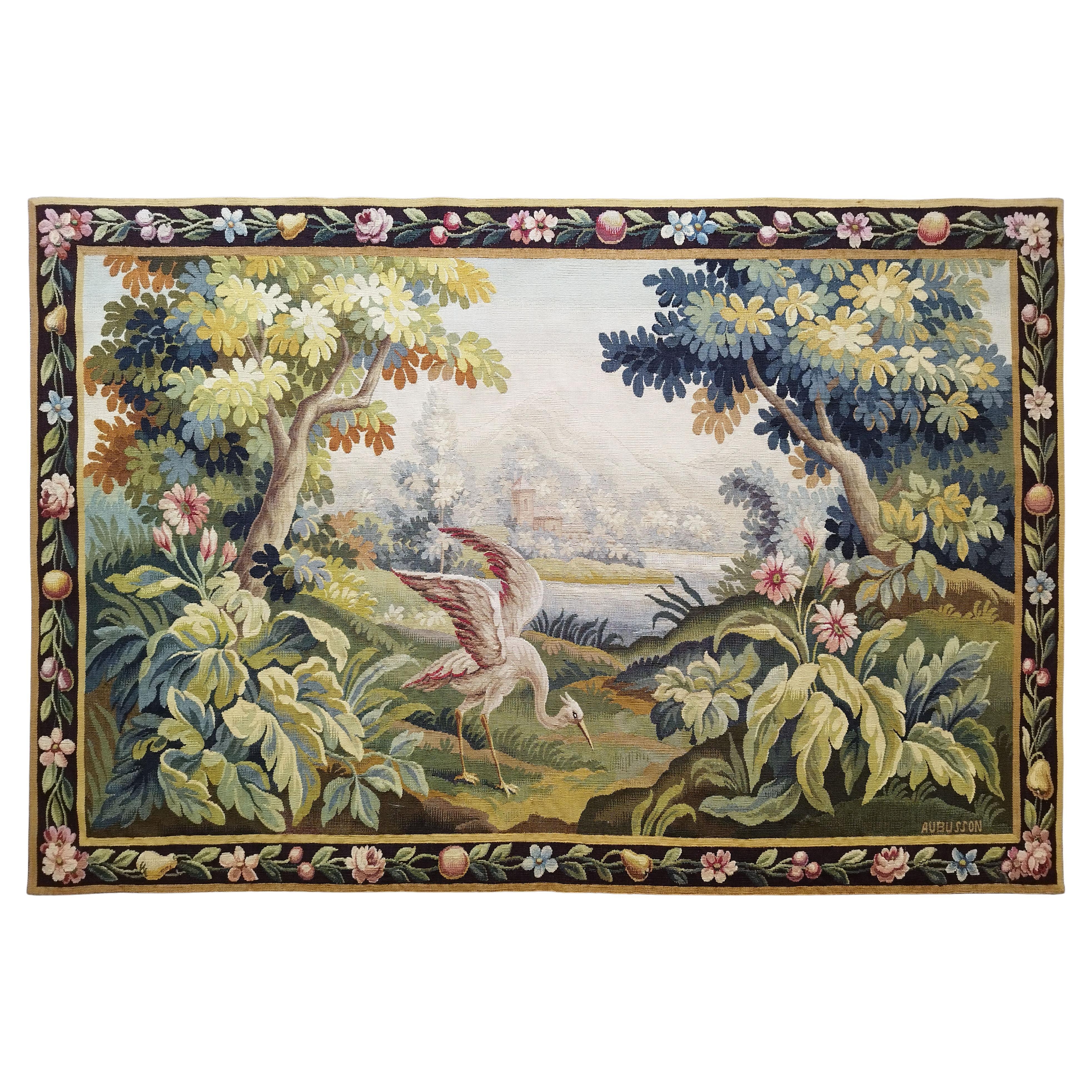 Aubusson Tapestry of 19th Century Aubusson, N° 1236 For Sale