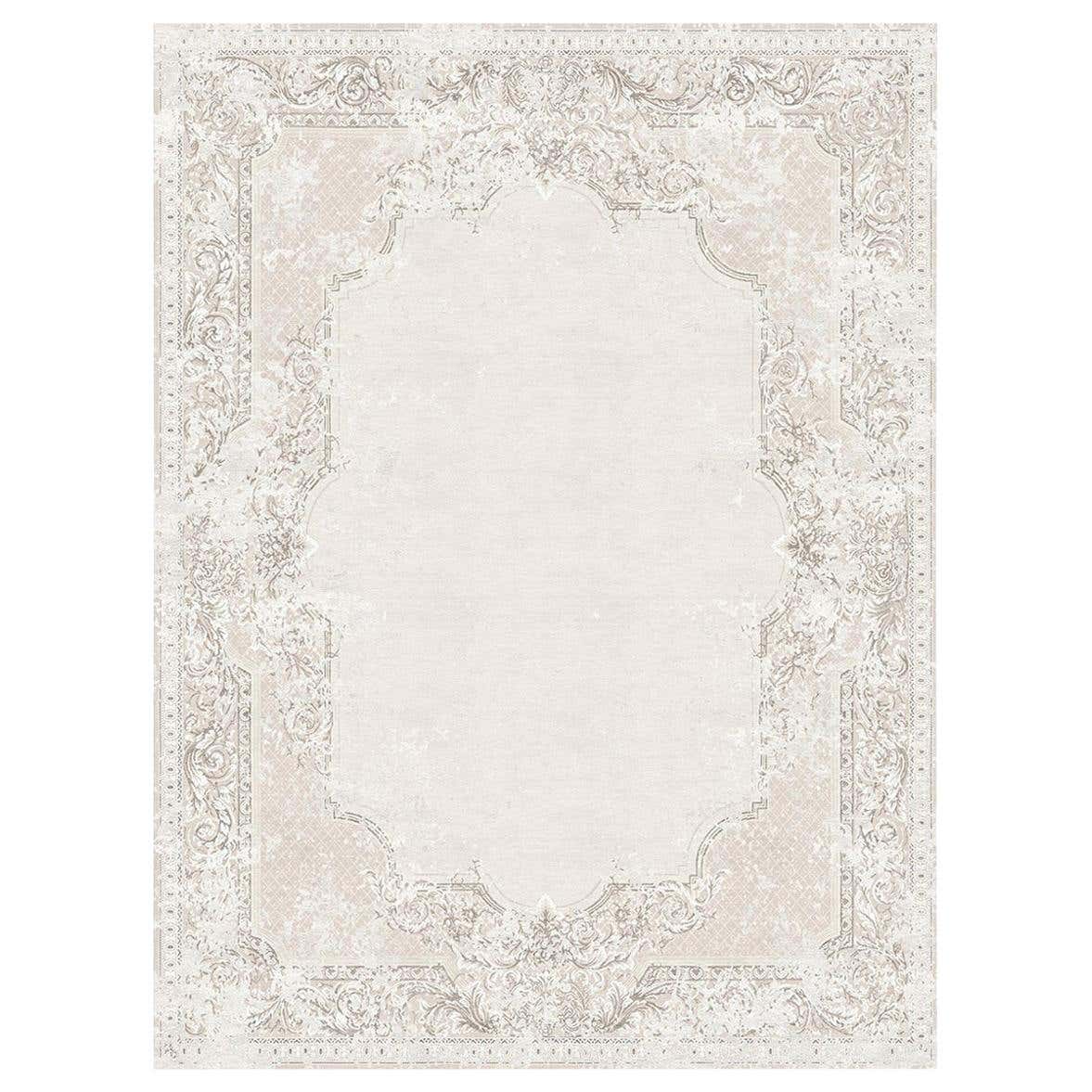Floral pattern Modern Classics Rug Hand Knotted - Aubusson Vintage ...