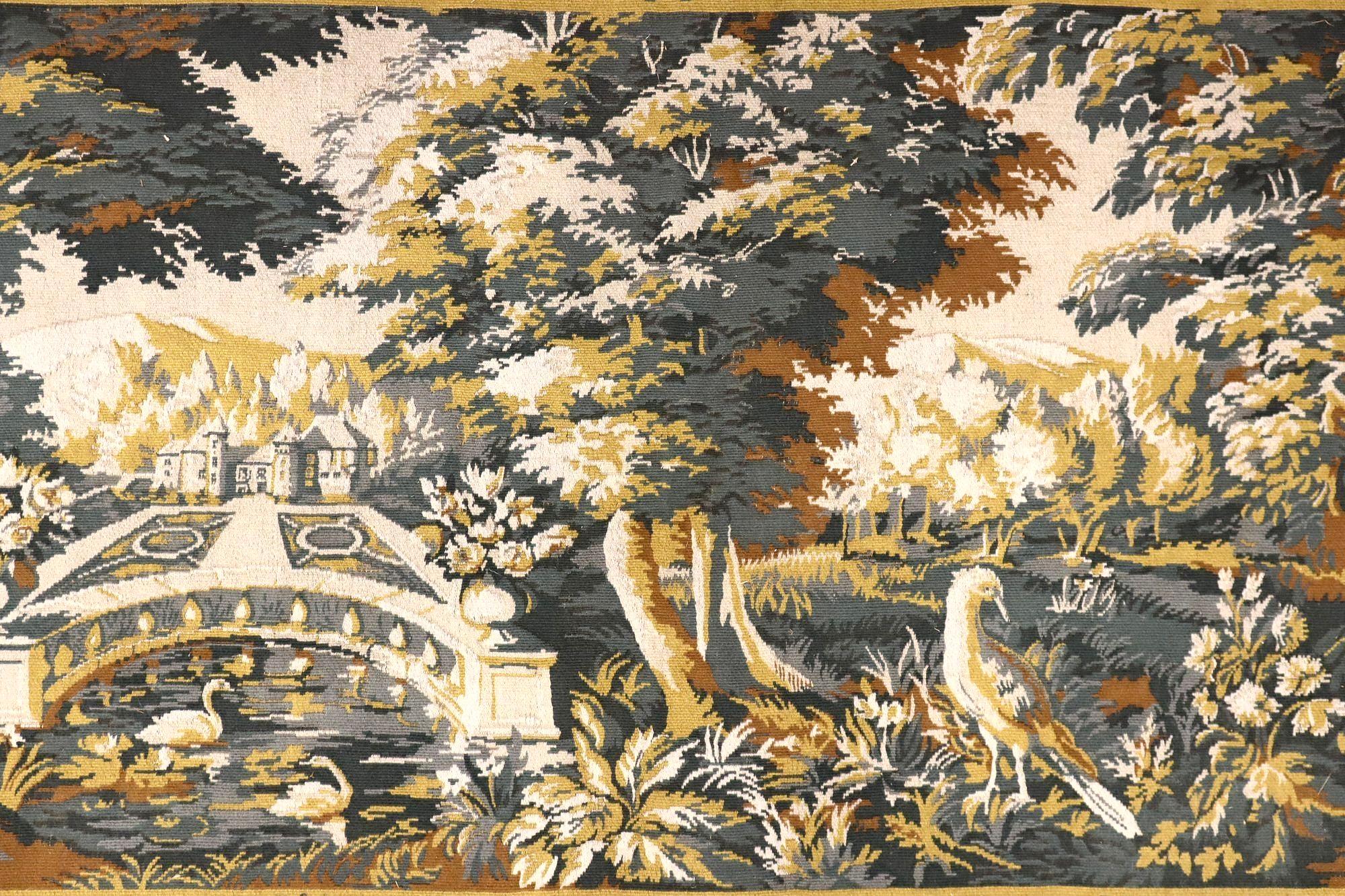 Wandteppich Aubusson Woven Verdure von Robert Four (Romantik) im Angebot