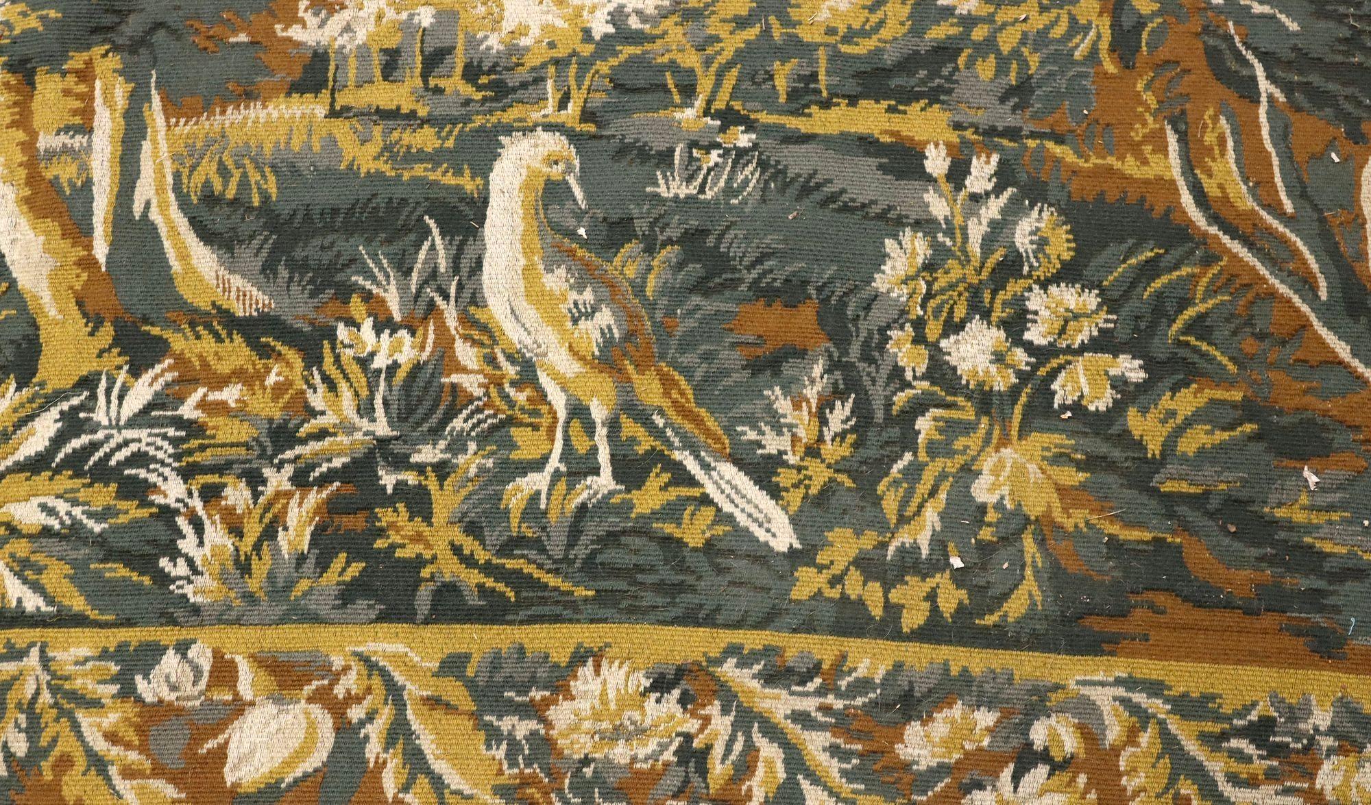 Wandteppich Aubusson Woven Verdure von Robert Four (Französisch) im Angebot