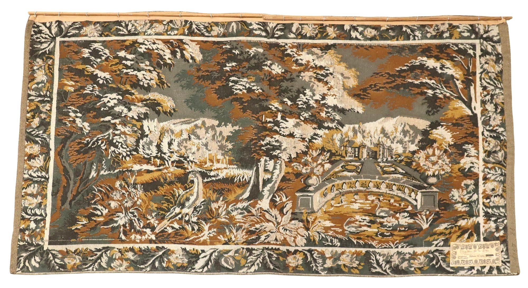 Wandteppich Aubusson Woven Verdure von Robert Four (Handgewebt) im Angebot