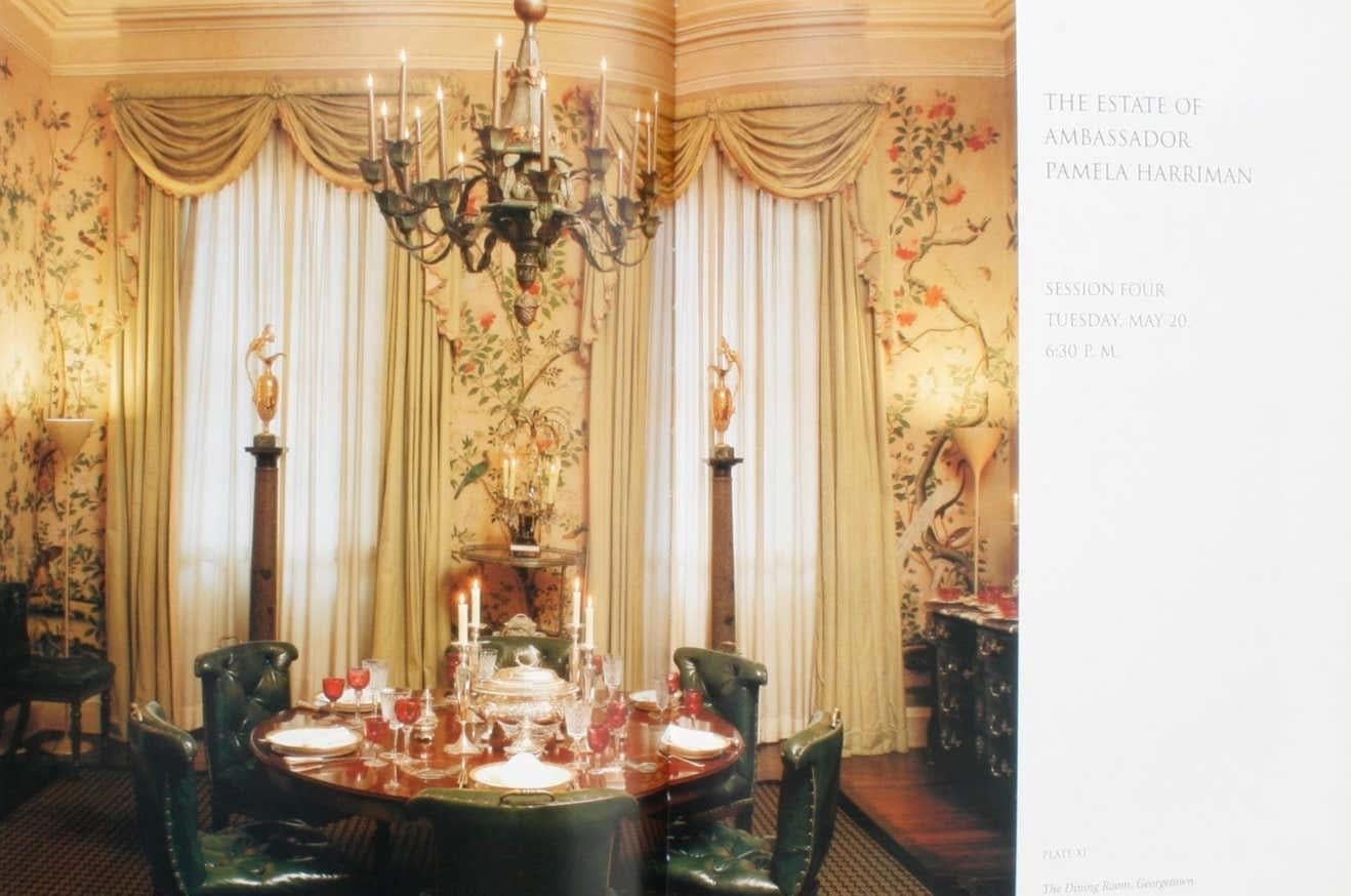 Auction Catalogue from the Estate of Ambassador Pamela Harriman 1st Ed Softcover For Sale 10