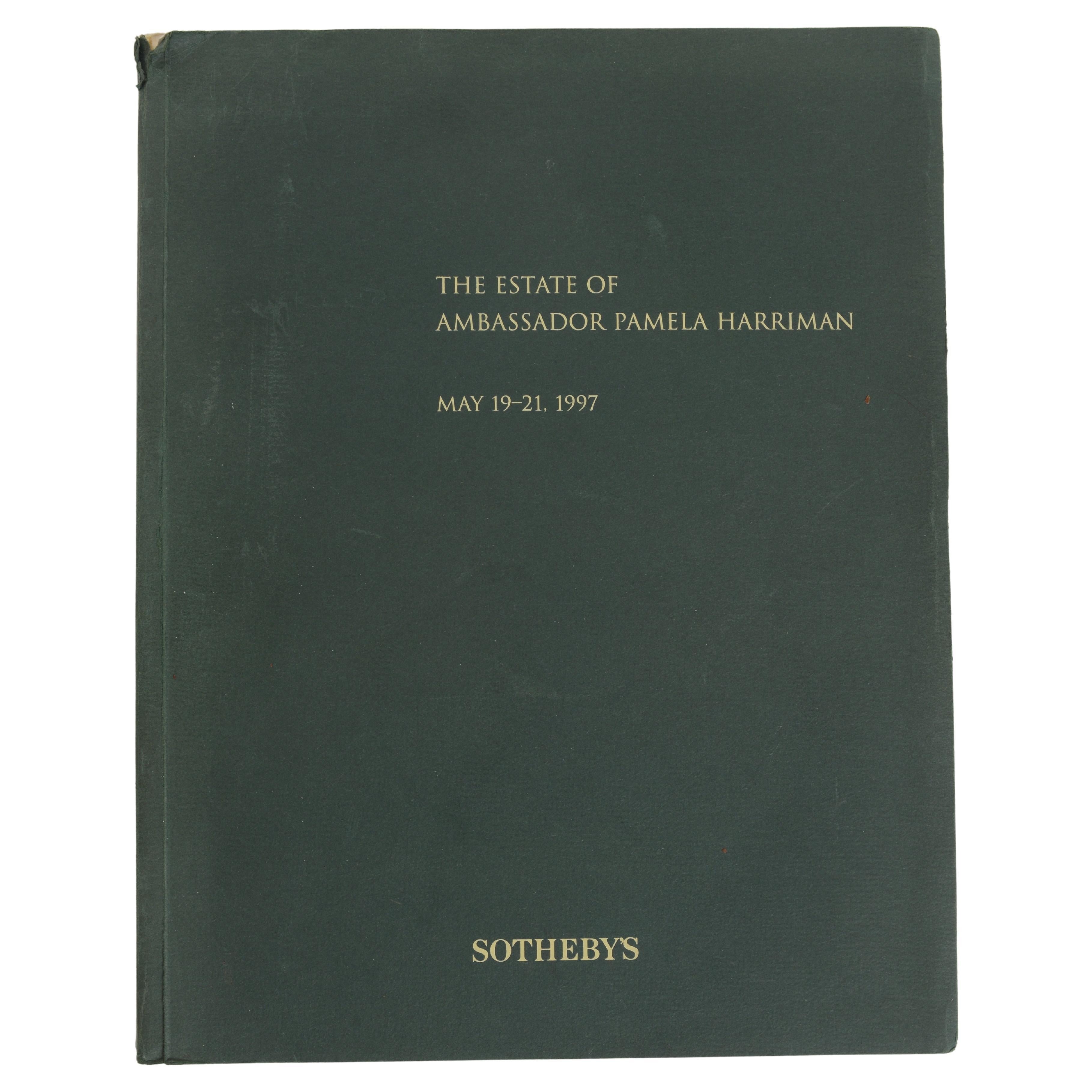 Auktionskatalog aus dem Nachlass der Botschafterin Pamela Harriman, 1st Ed Softcover