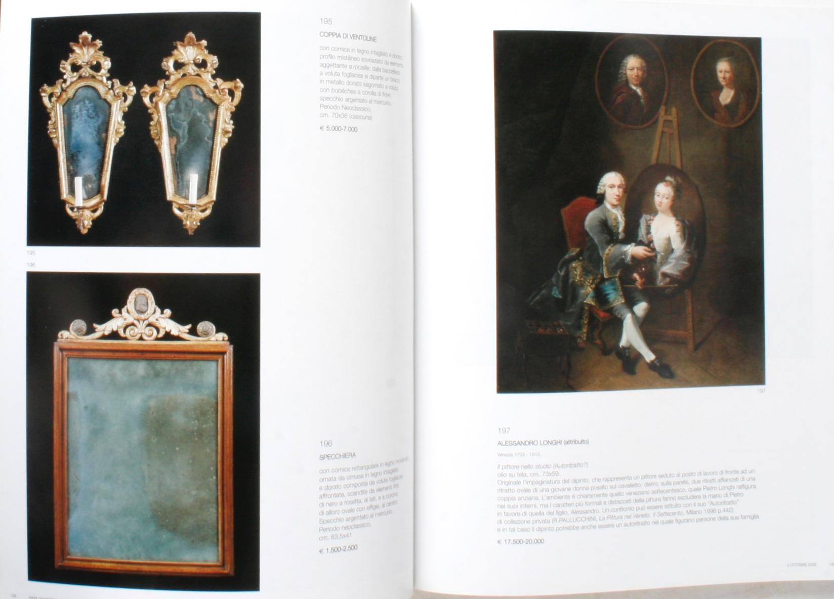 Auction Catalogue of Italian Fine Art, Silver, Ivory, and Venetian Objects, 2006 For Sale 7