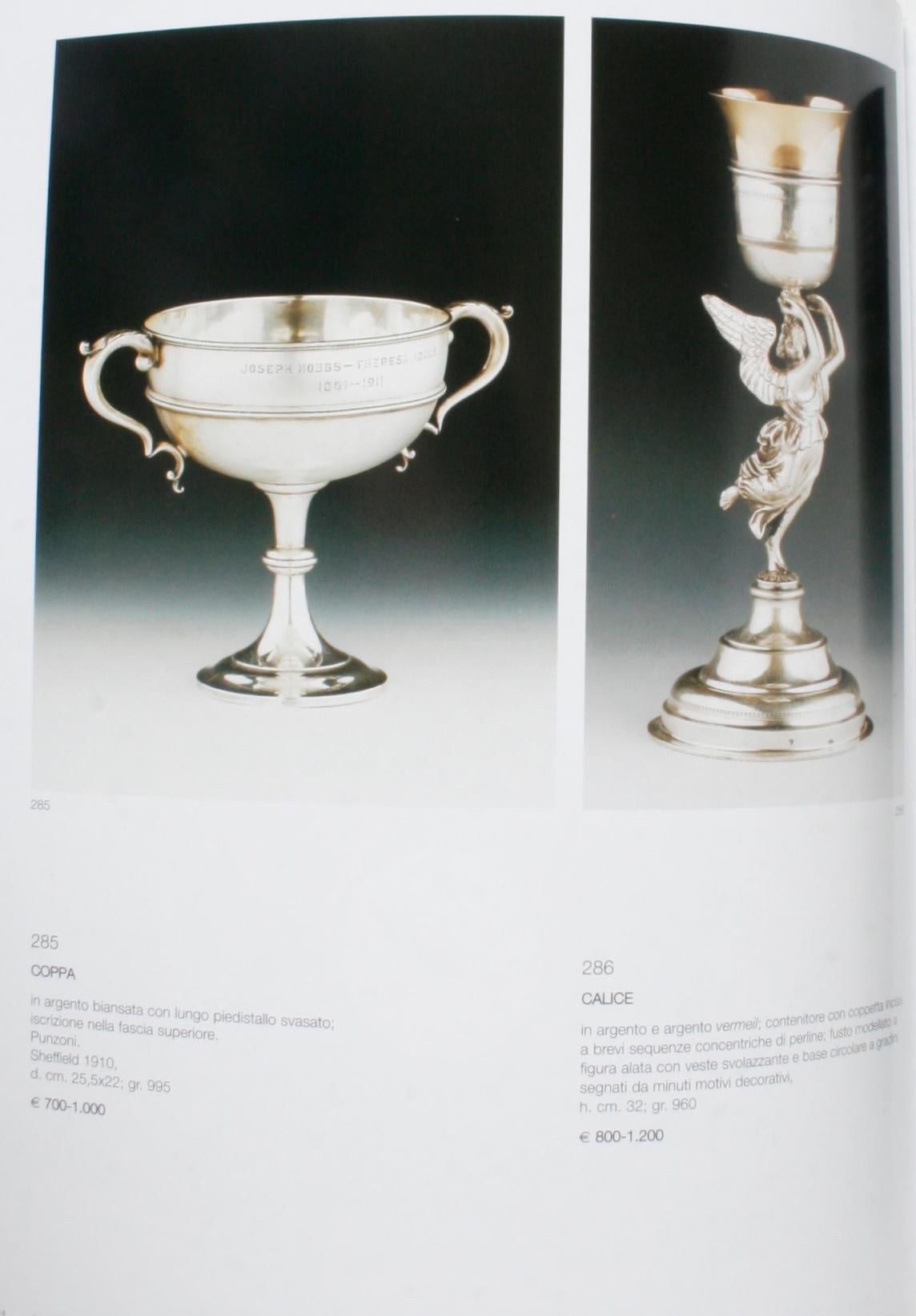 Auction Catalogue of Italian Fine Art, Silver, Ivory, and Venetian Objects, 2006 For Sale 11