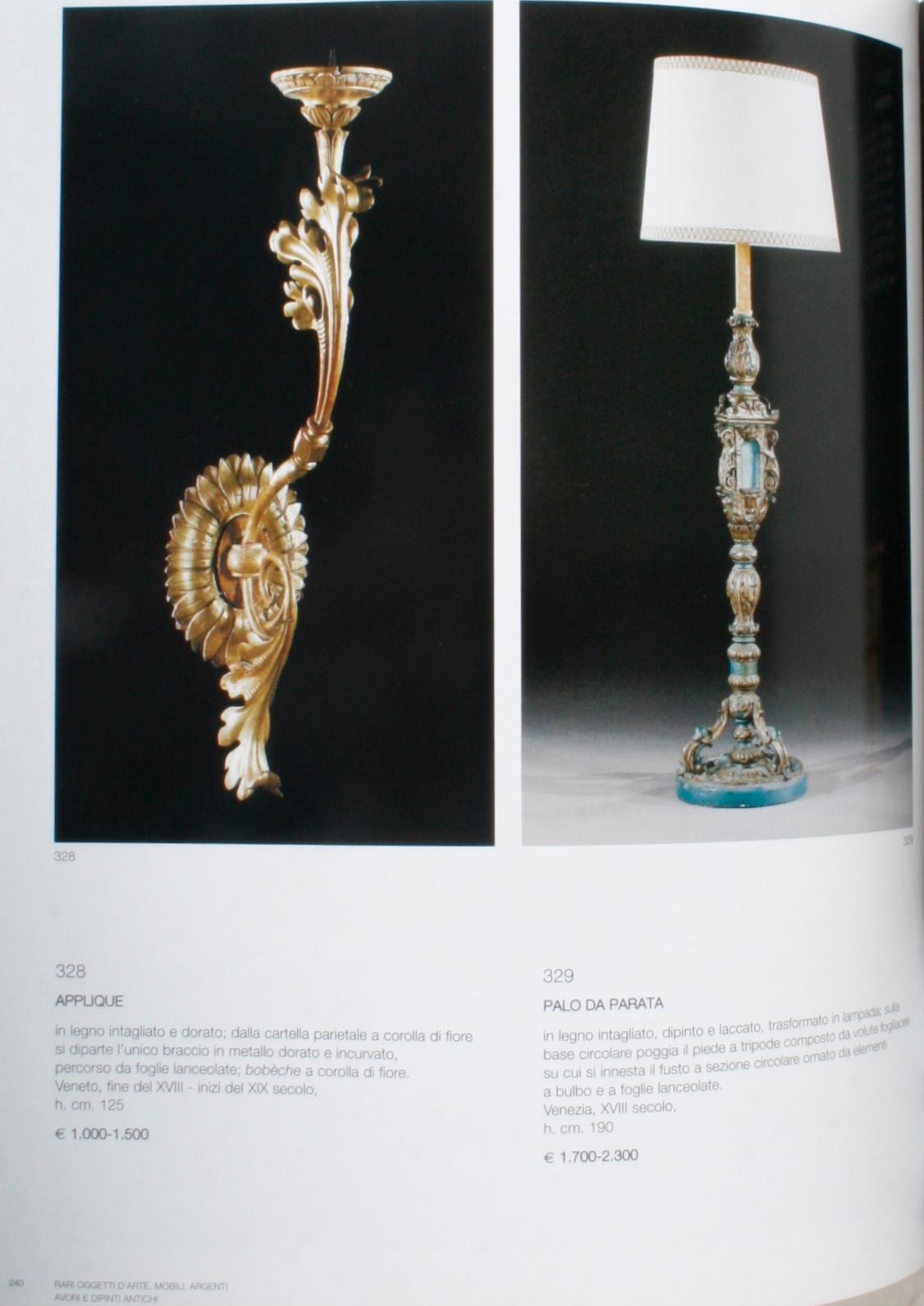 Auction Catalogue of Italian Fine Art, Silver, Ivory, and Venetian Objects, 2006 For Sale 14