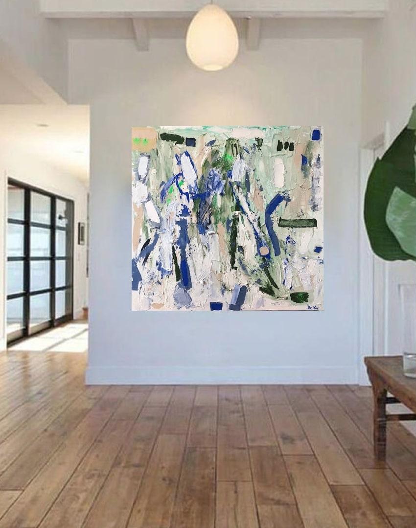 French Contemporary Art by Aude de Voc - Champs De Lavande For Sale 2