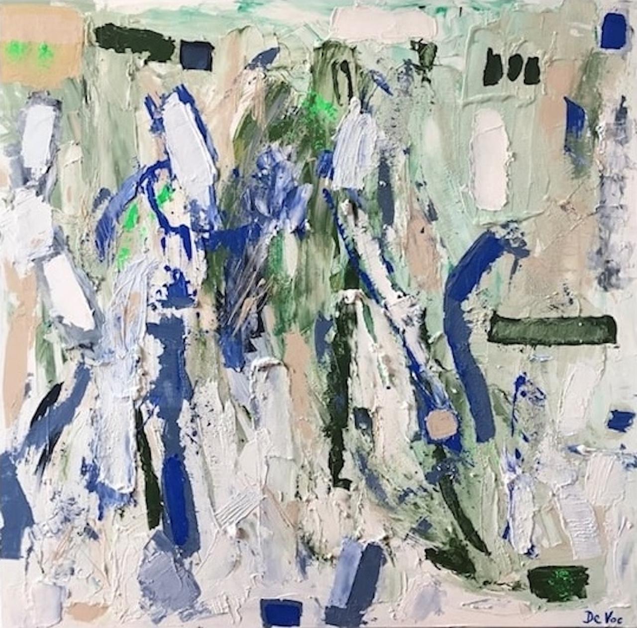 French Contemporary Art by Aude de Voc - Champs De Lavande For Sale 3