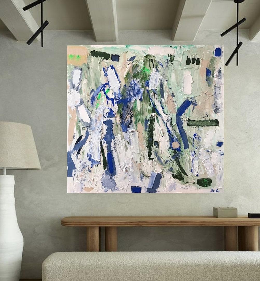 French Contemporary Art by Aude de Voc - Champs De Lavande For Sale 4