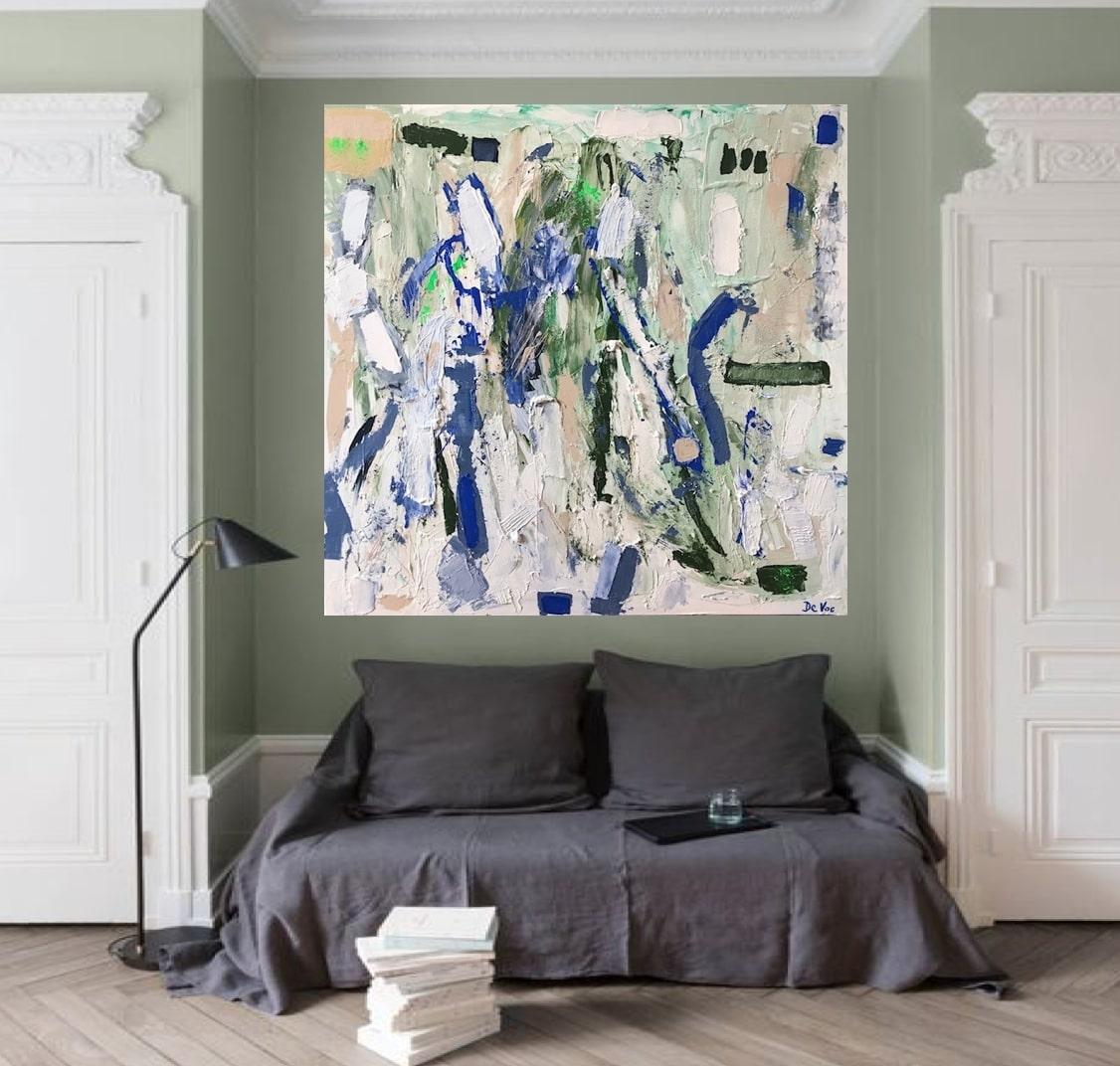 French Contemporary Art by Aude de Voc - Champs De Lavande For Sale 5