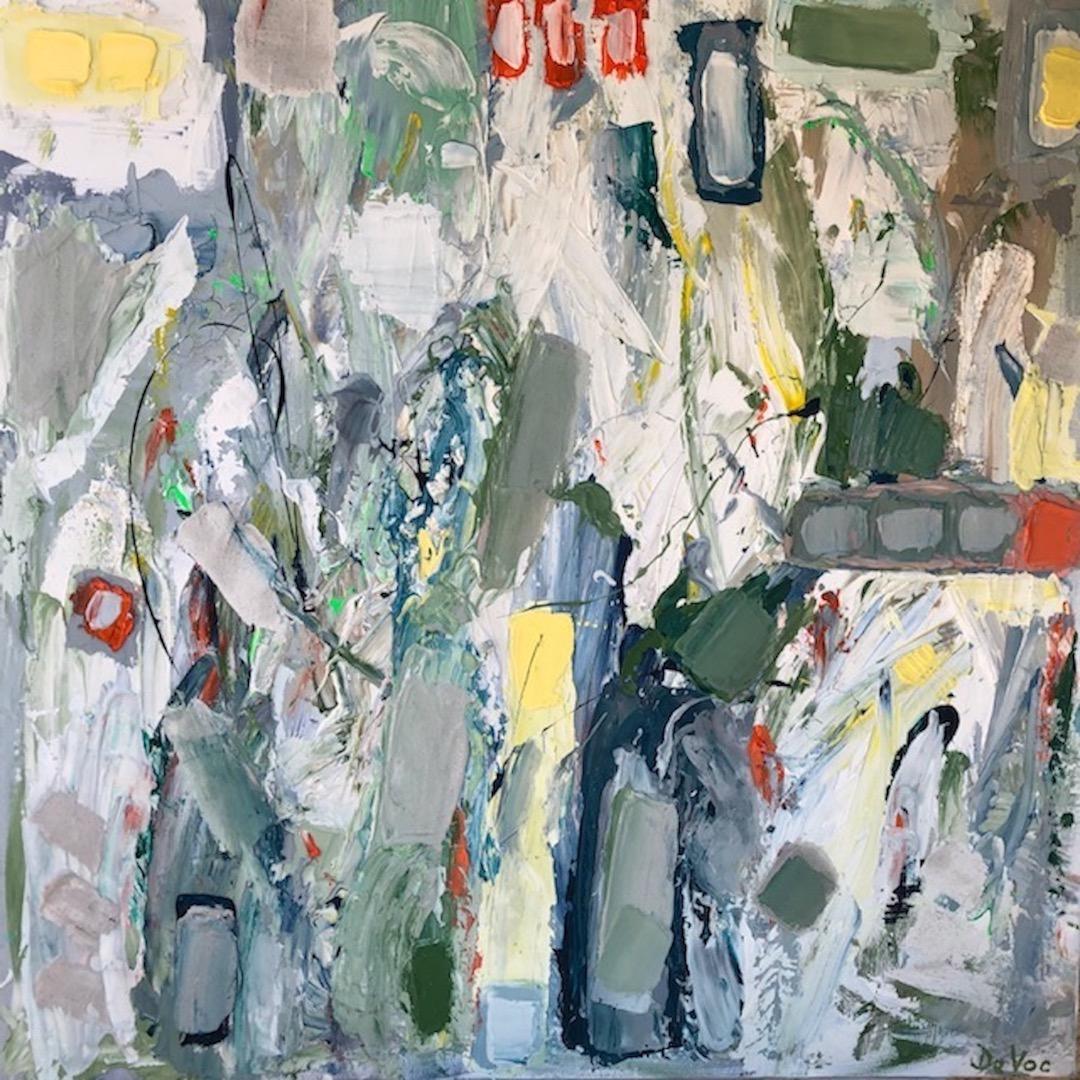 Acrylic on canvas

Aude de Voc is a self-taught contemporary painter born in 1978 who lives and works in Paris, France. Desiring to transform, confront and mix materials, her work is essentially based on acrylic paint, to which she adds material