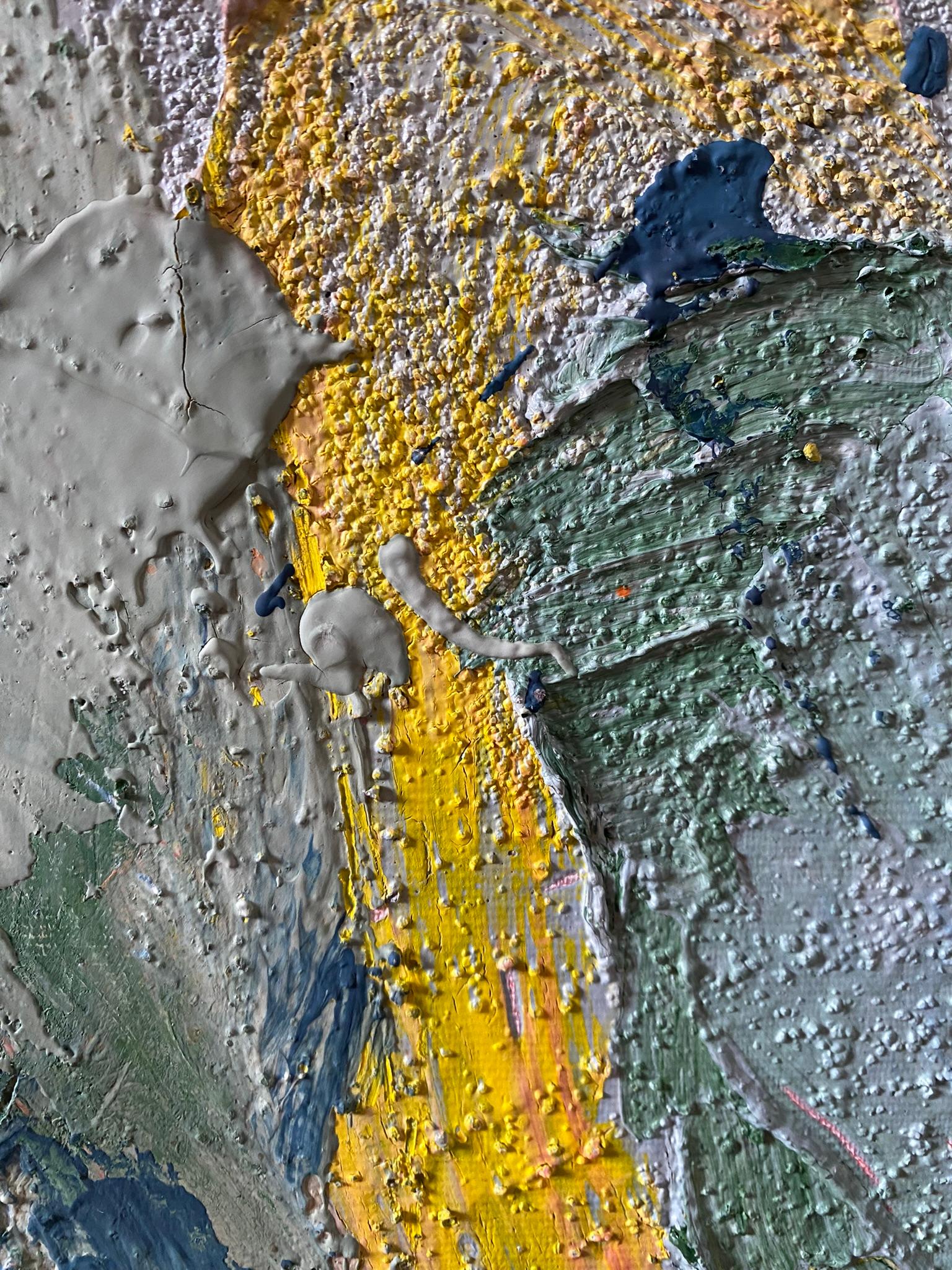 Arte contemporanea francese di Aude de Voc - Fleurs Des Champs in vendita 3