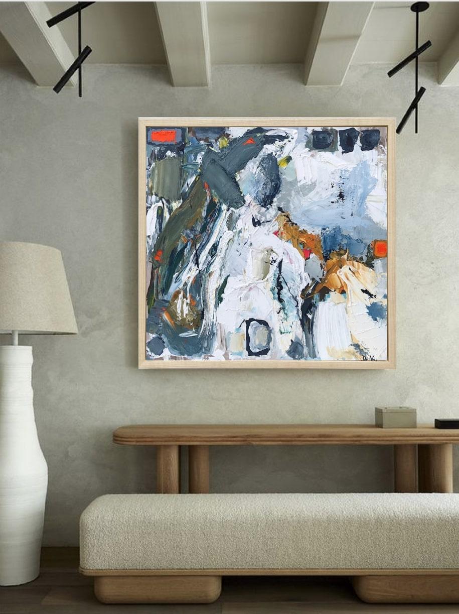 French Contemporary Art by Aude de Voc - Mer Agitte For Sale 3